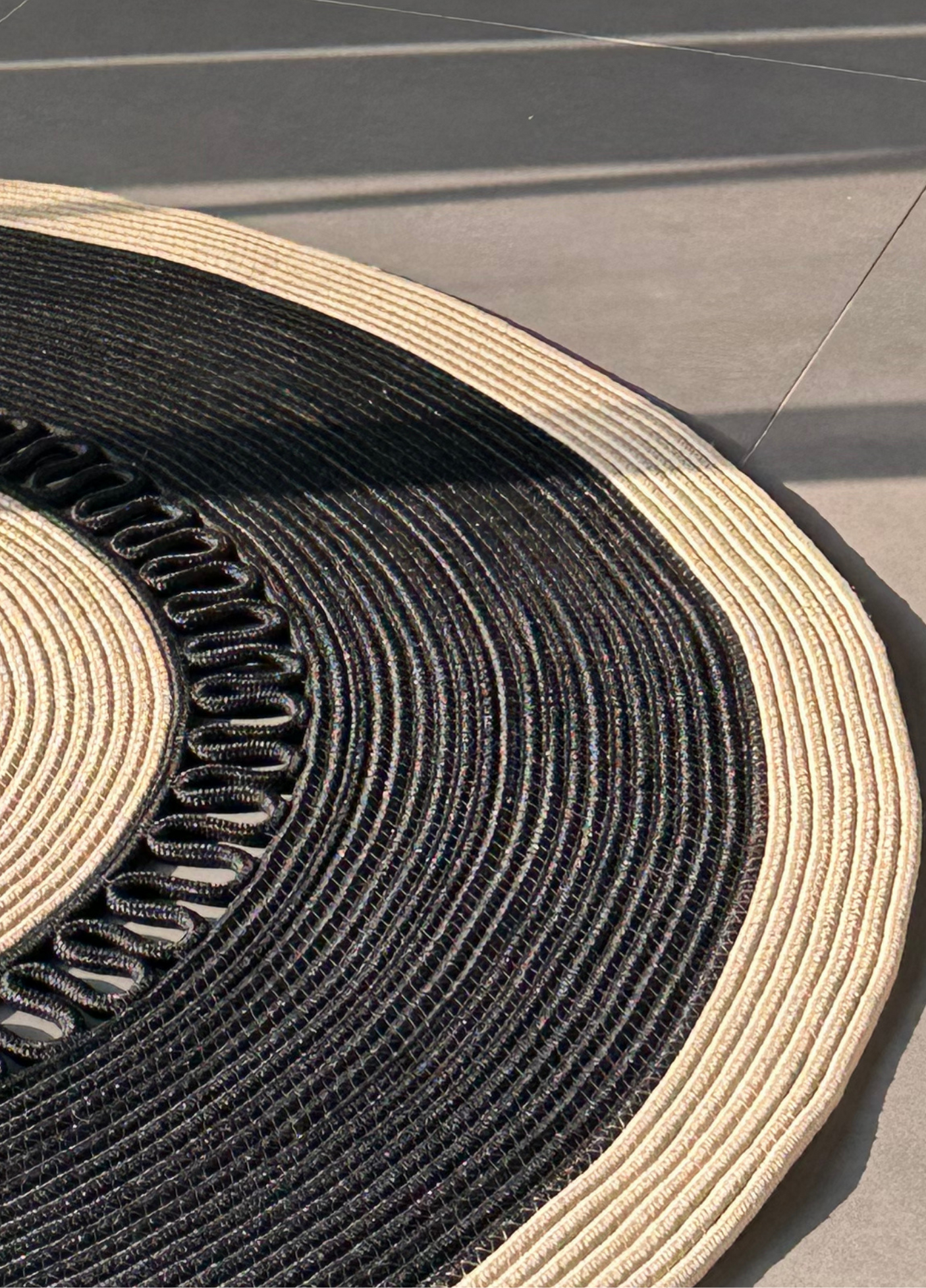 Jute Bohemian Carpet & Rug & Mat