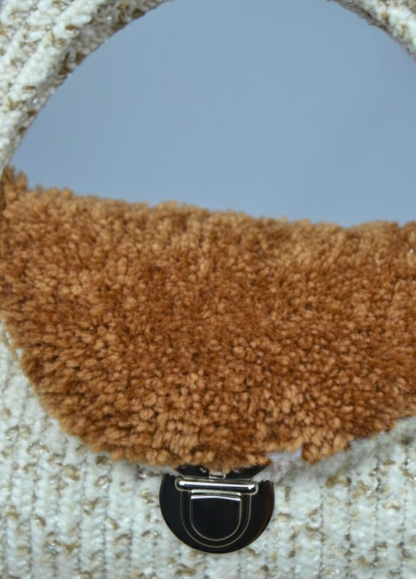 Elegant Handbag and Clutch Bag with Jute Hand Embroidery Details