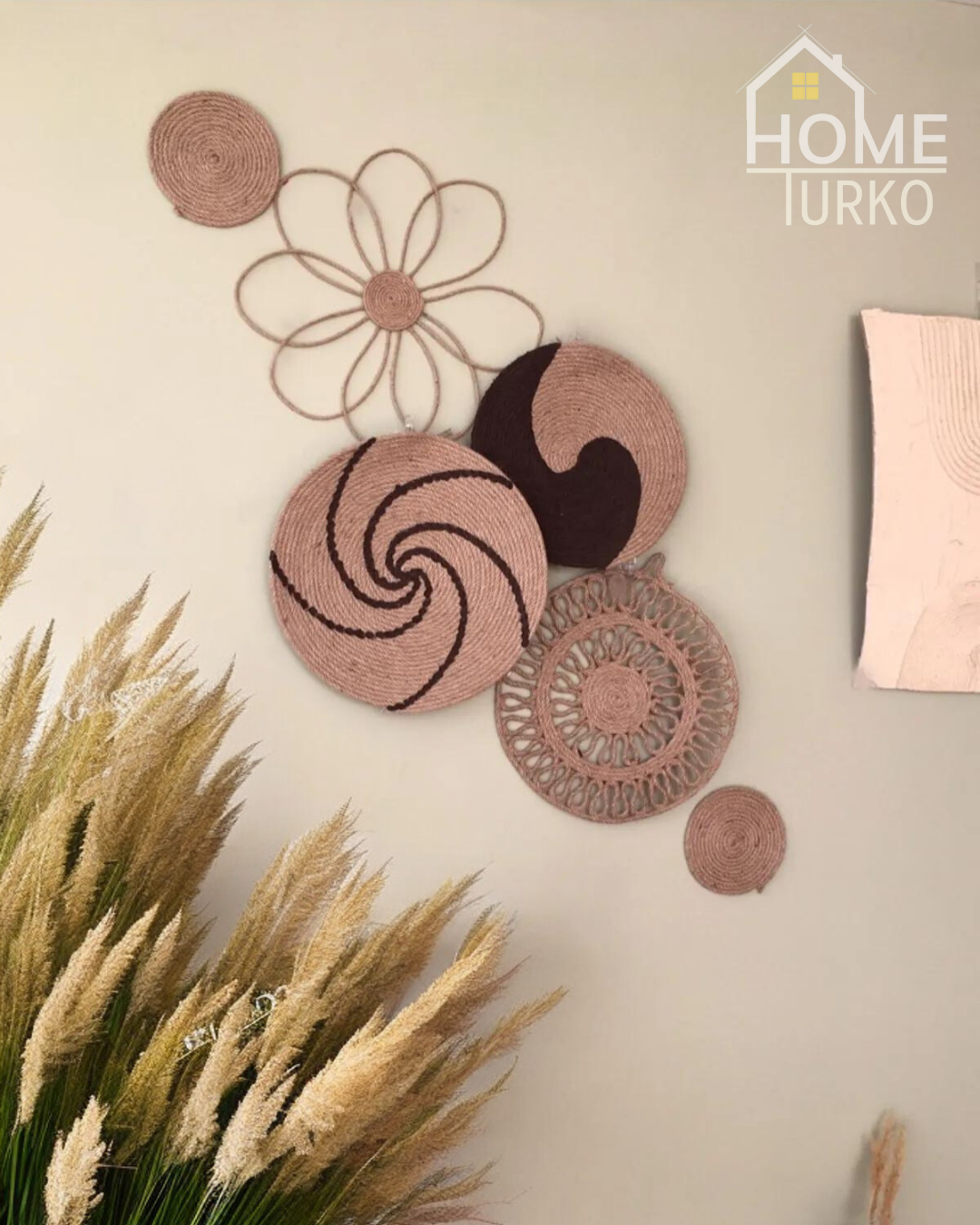 Six Bohemian Wall Decorations