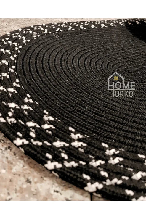 2-Piece Oval Bathroom Mat Set