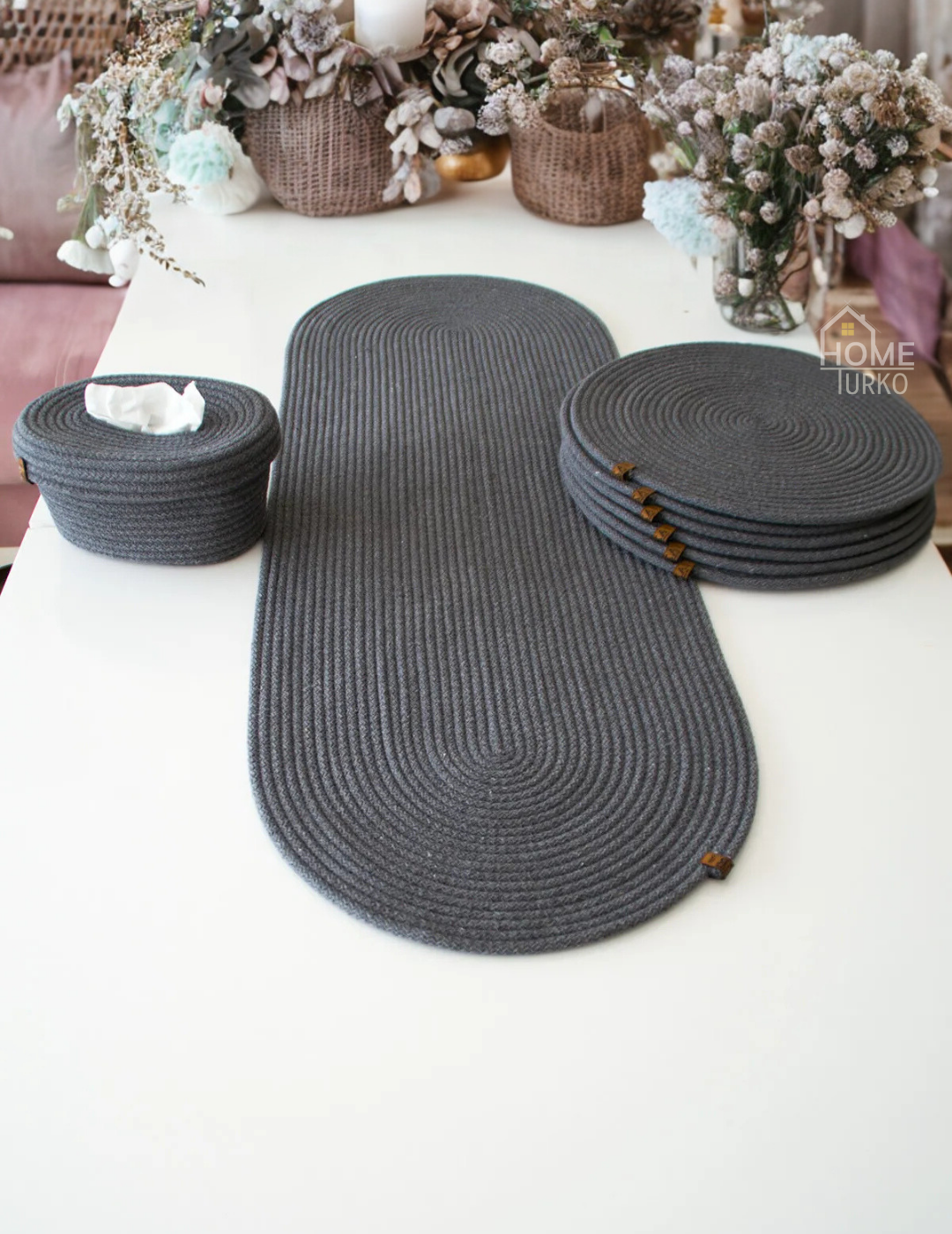 Presentation Set, Napkin Holder and Dispenser Runner