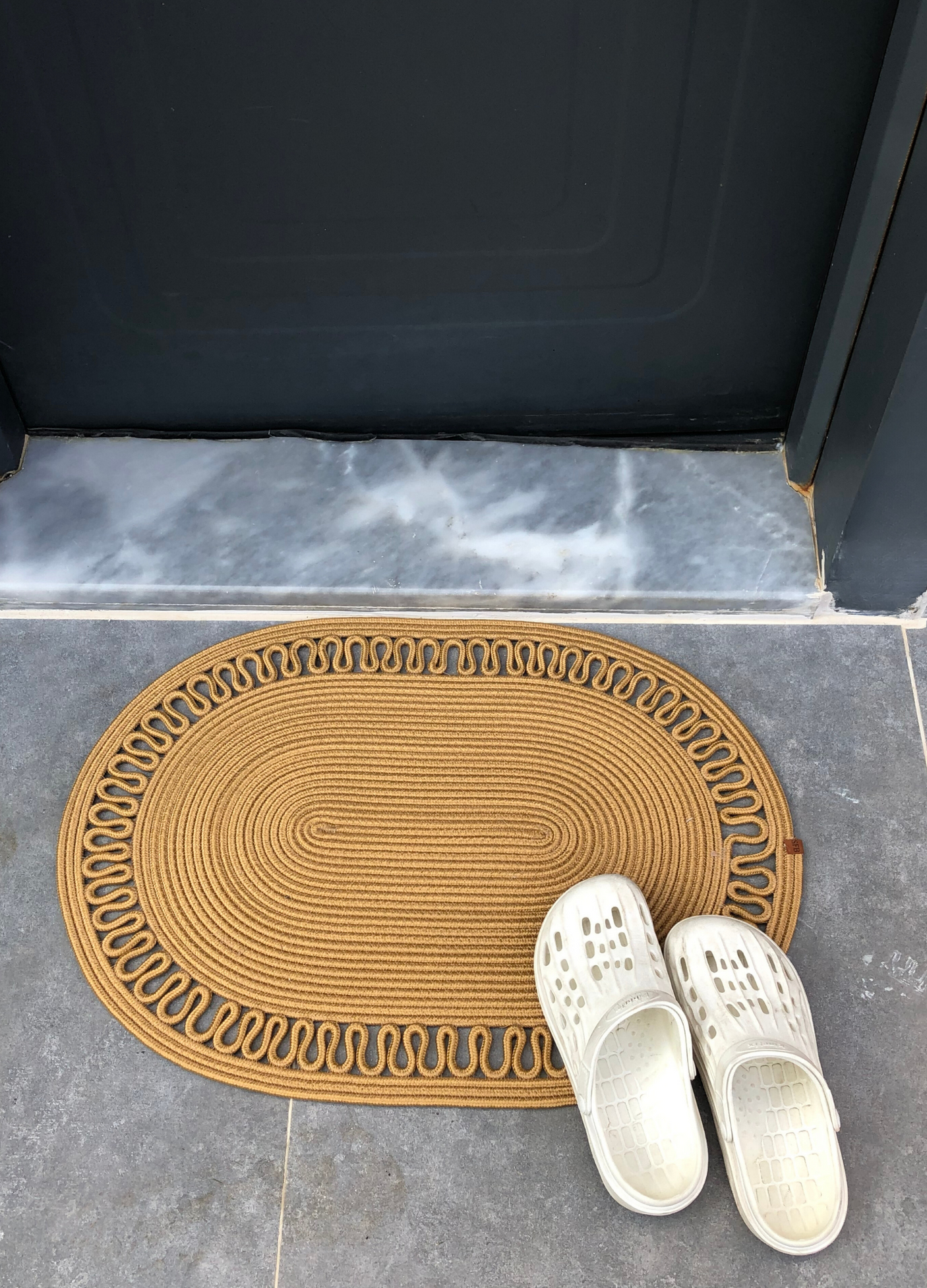 Jute Bohemian Patterned Doormat