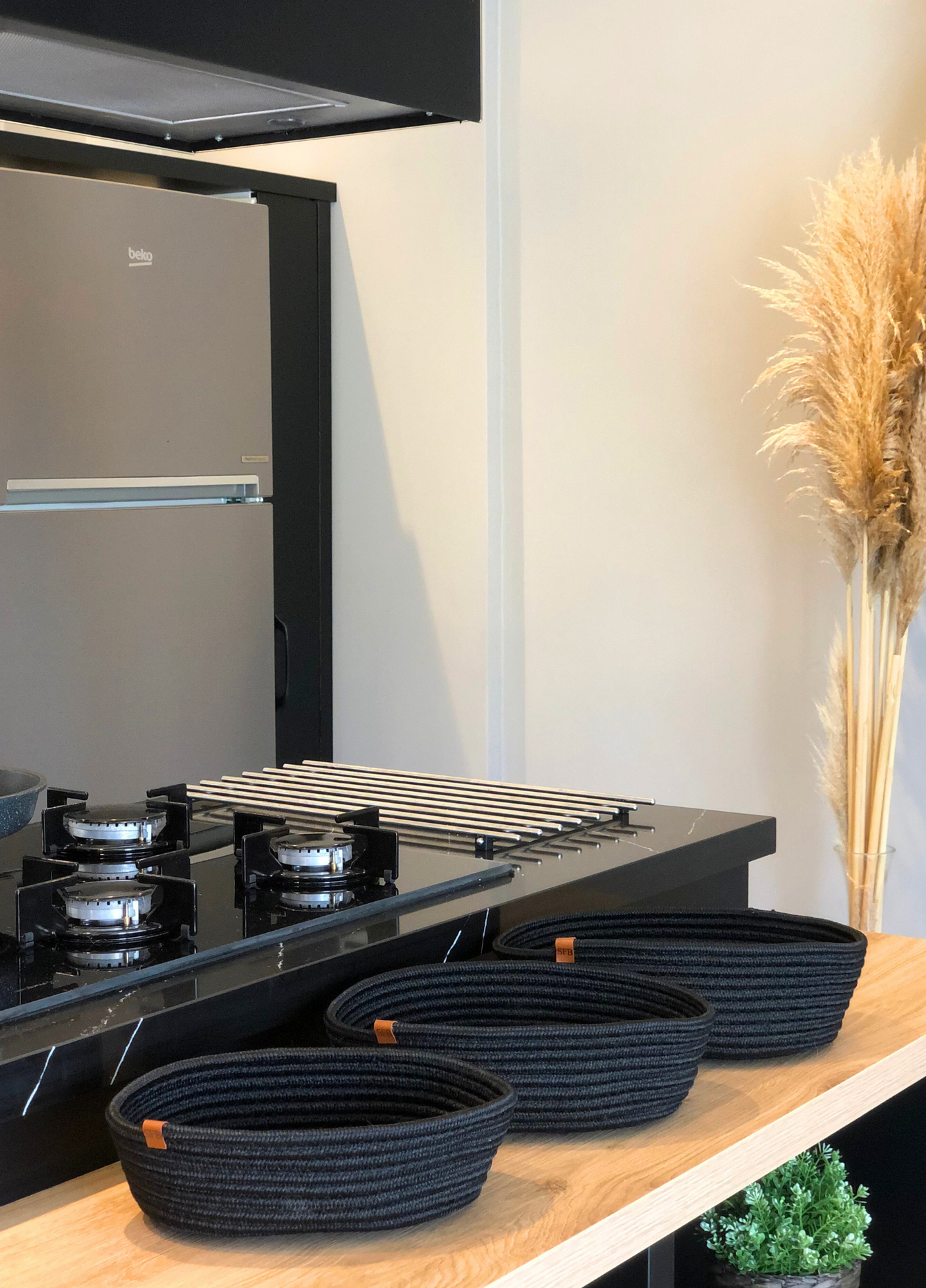 Triple Bohemian Organizer Basket Set