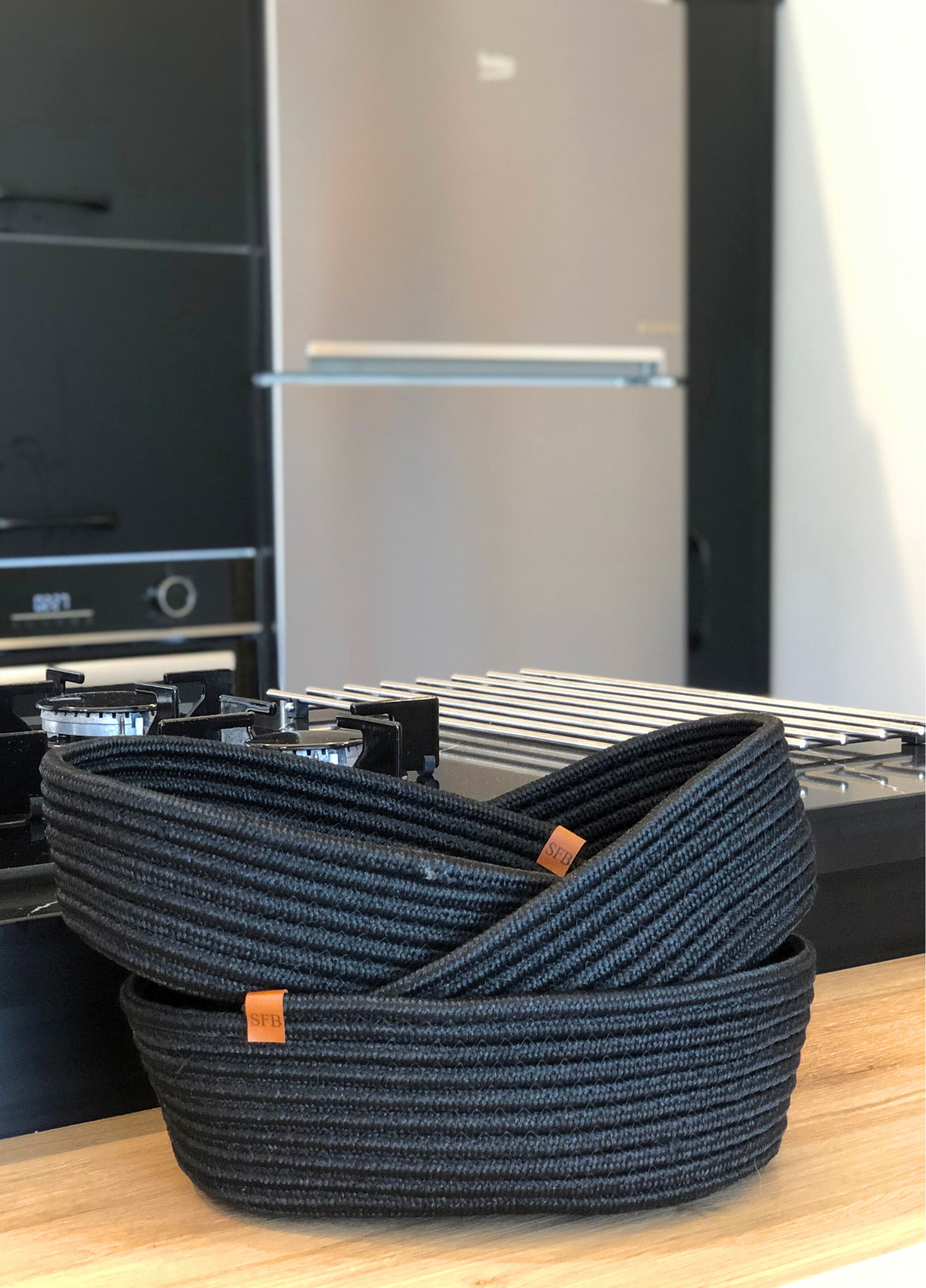 Triple Bohemian Organizer Basket Set