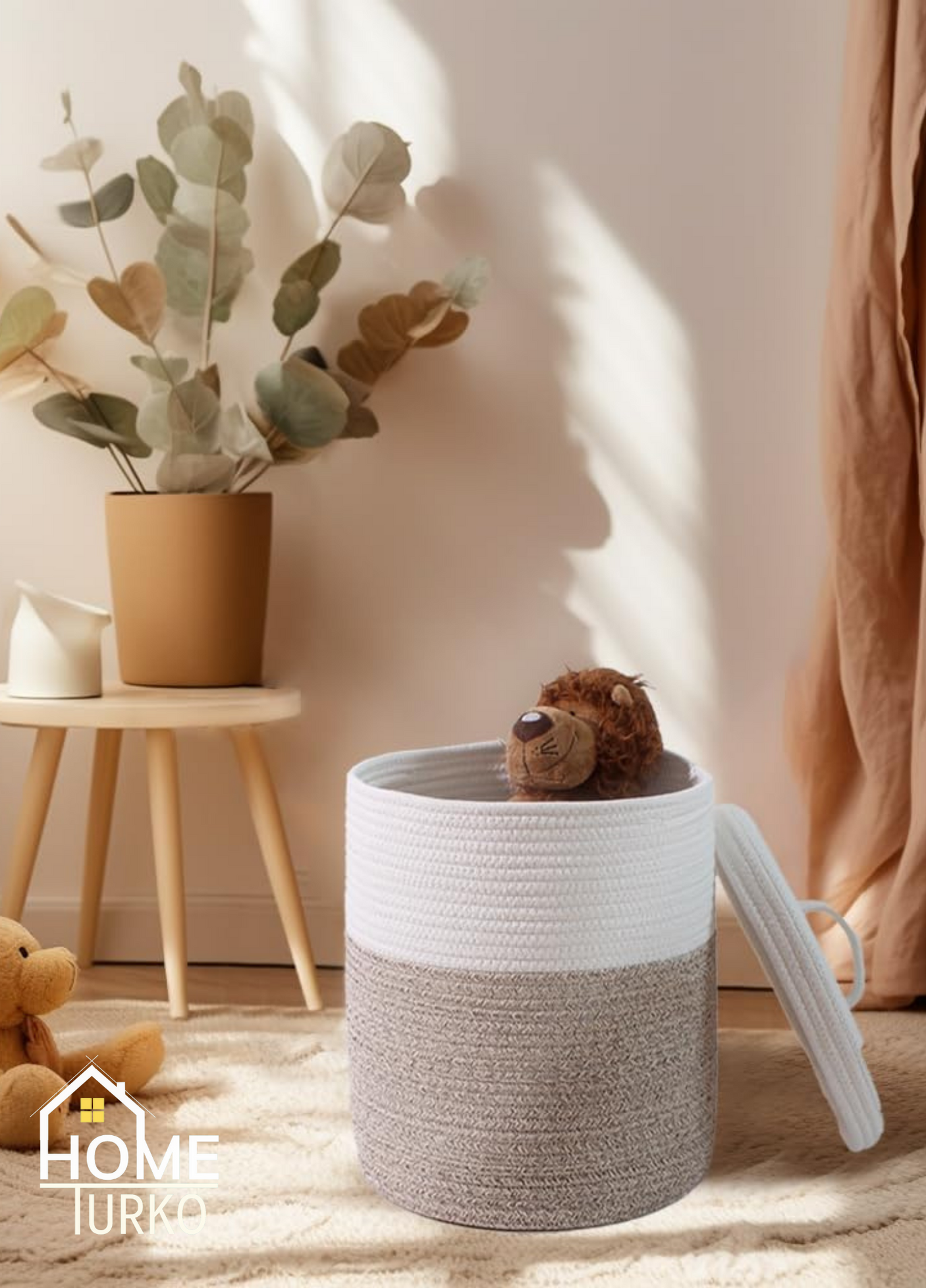 Laundry Basket Organizer Basket with Lid