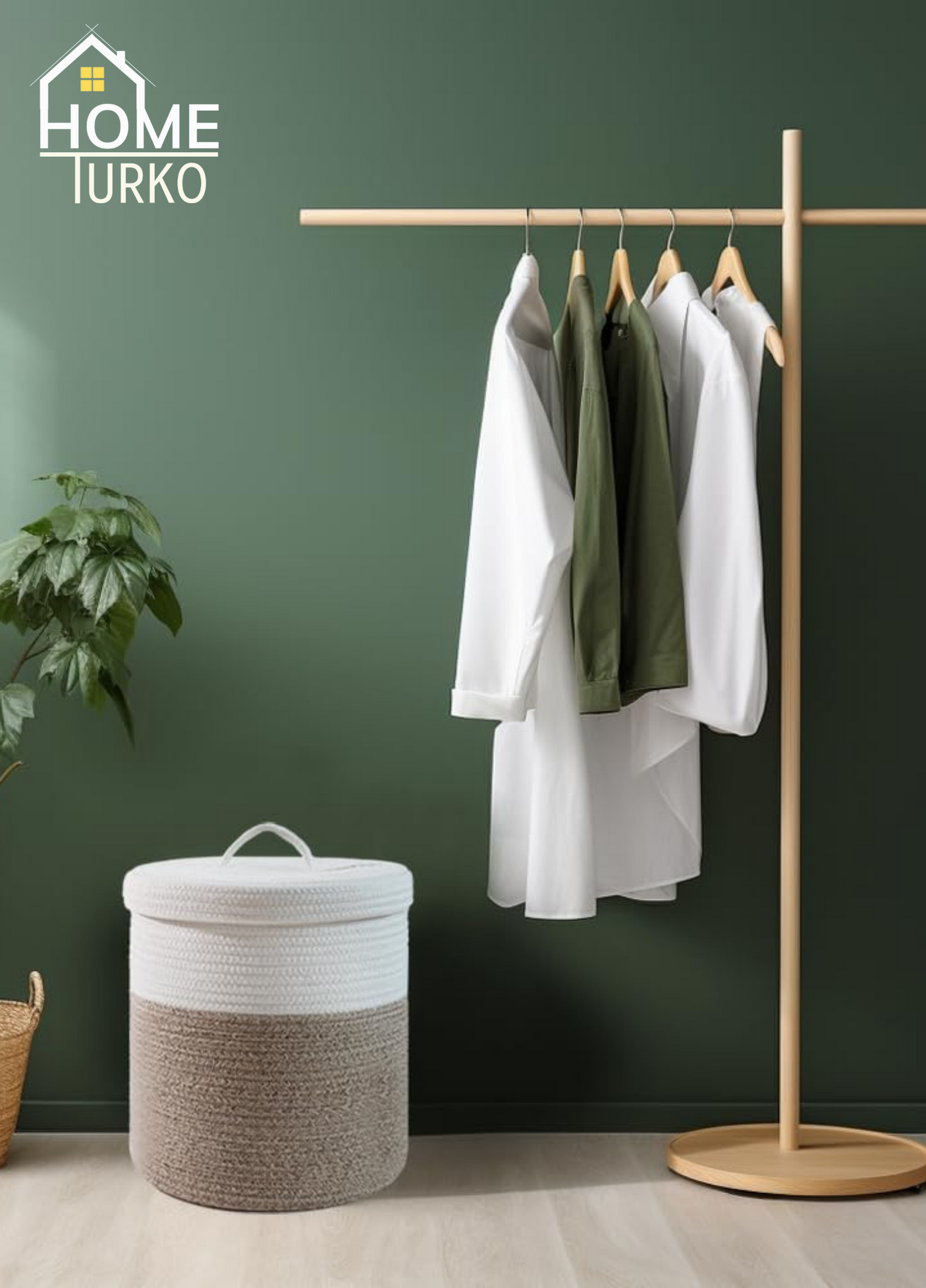 Laundry Basket Organizer Basket with Lid