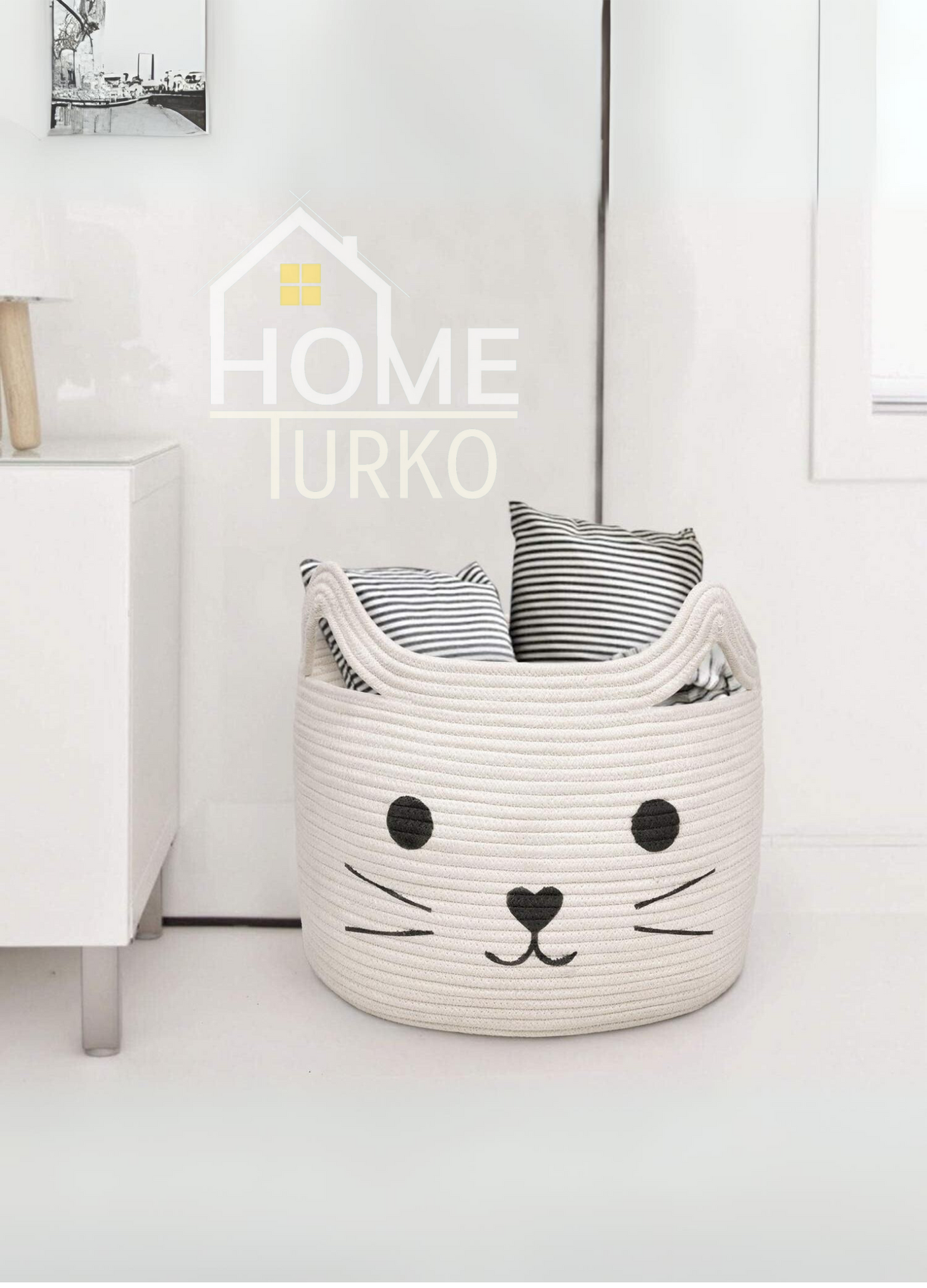 Bohem Çocuk Odası Oyuncak Sepeti