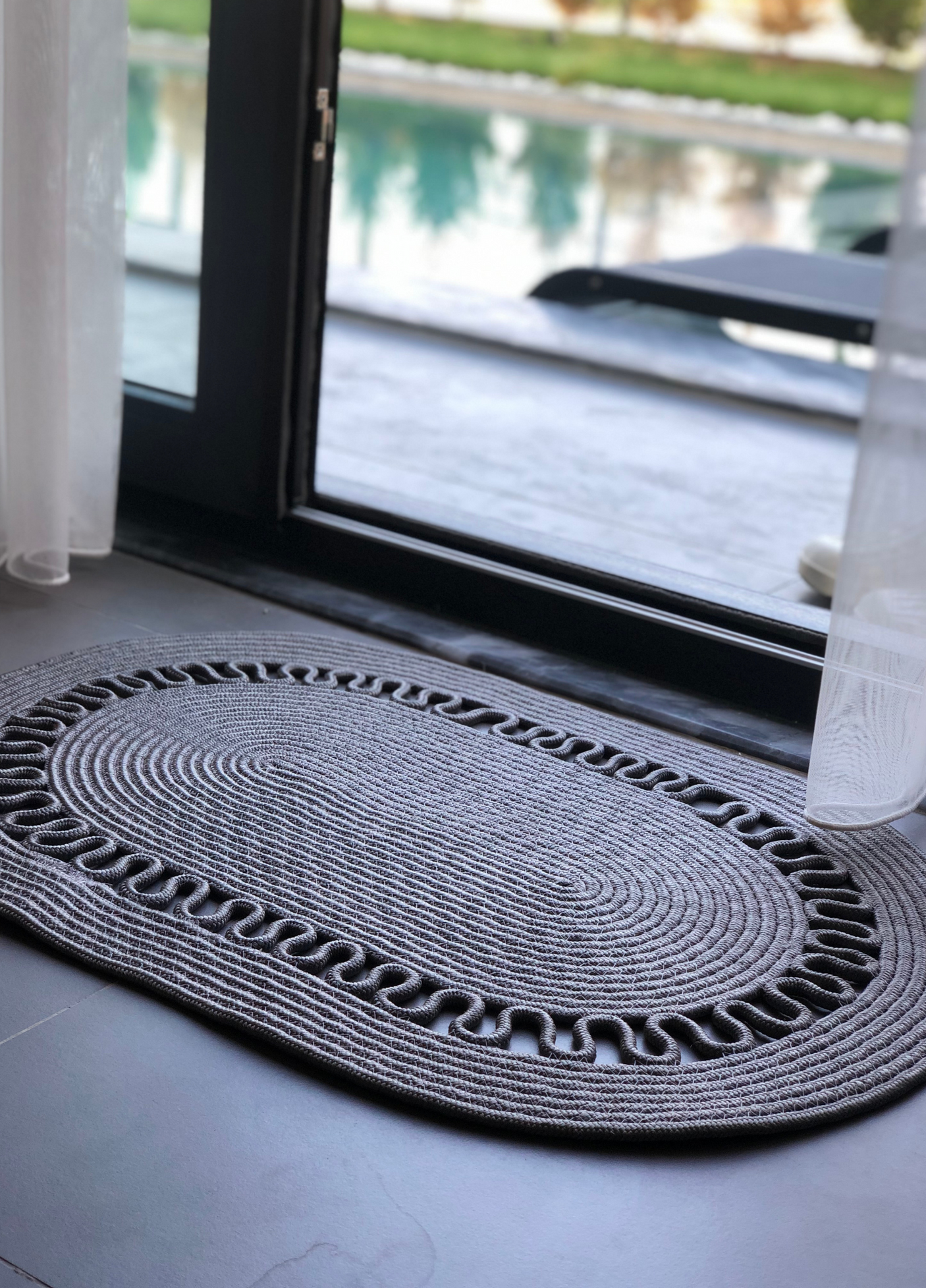 Jute Bohemian Patterned Doormat