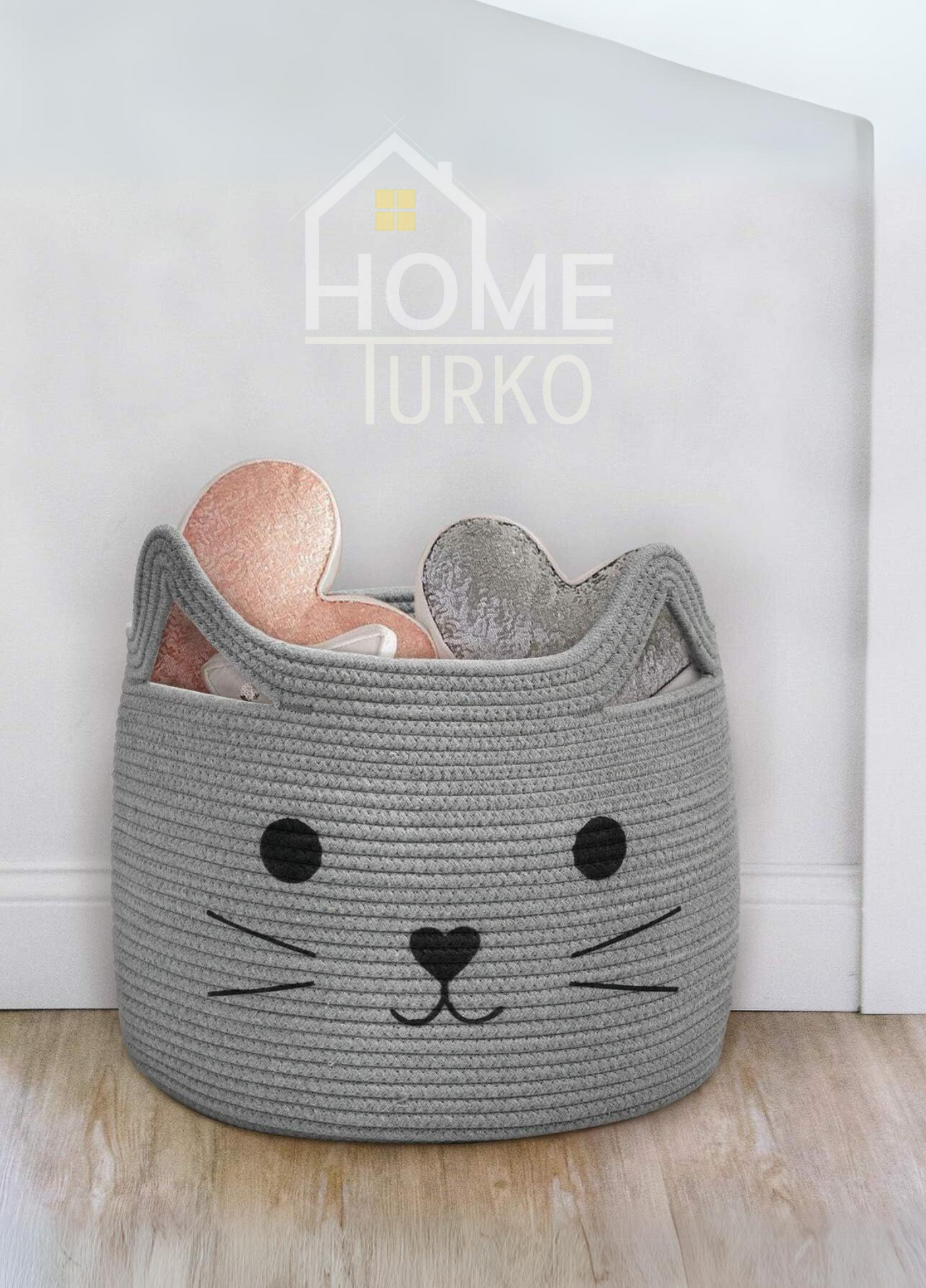 Bohemian Children's Room Toy Basket