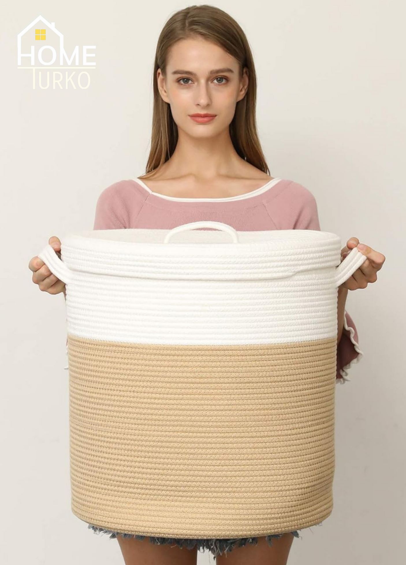 Laundry Basket Organizer Basket with Lid