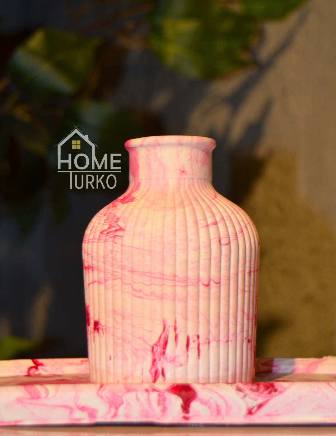 Double Bohemian Figurine and Ornamental Vase