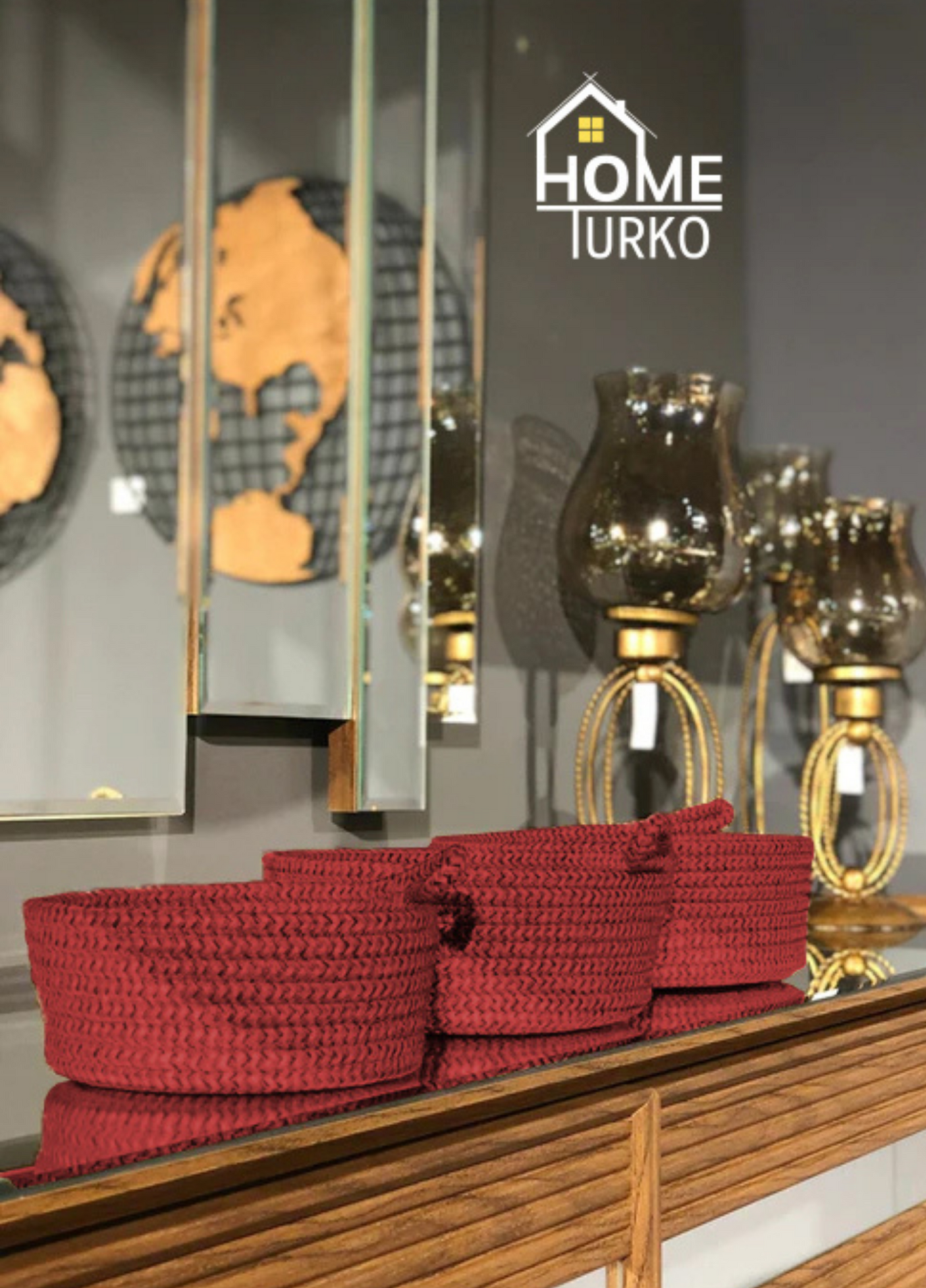 Triple Basket Set Organizer