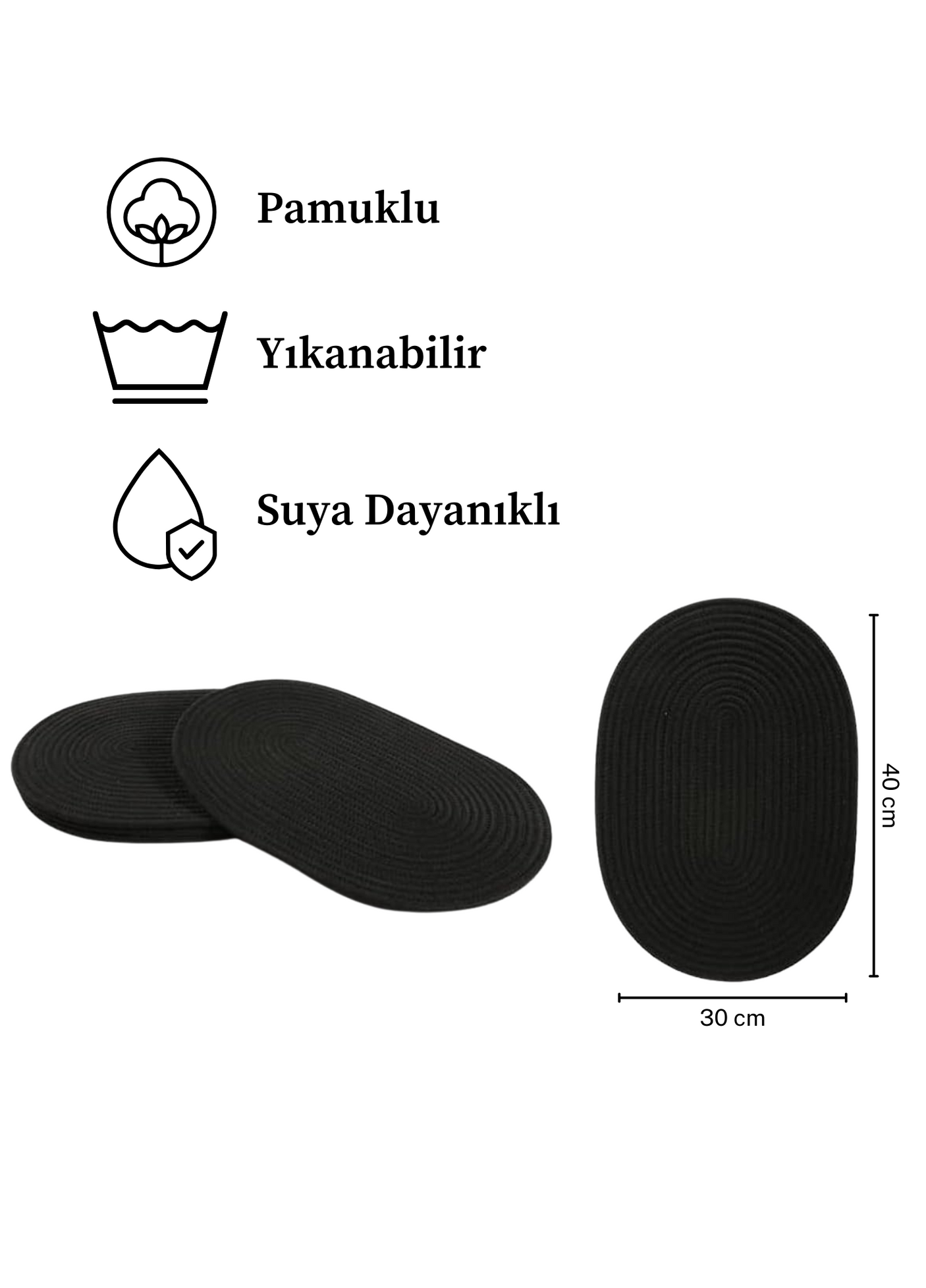 Jute Subpla Plate Coaster Set