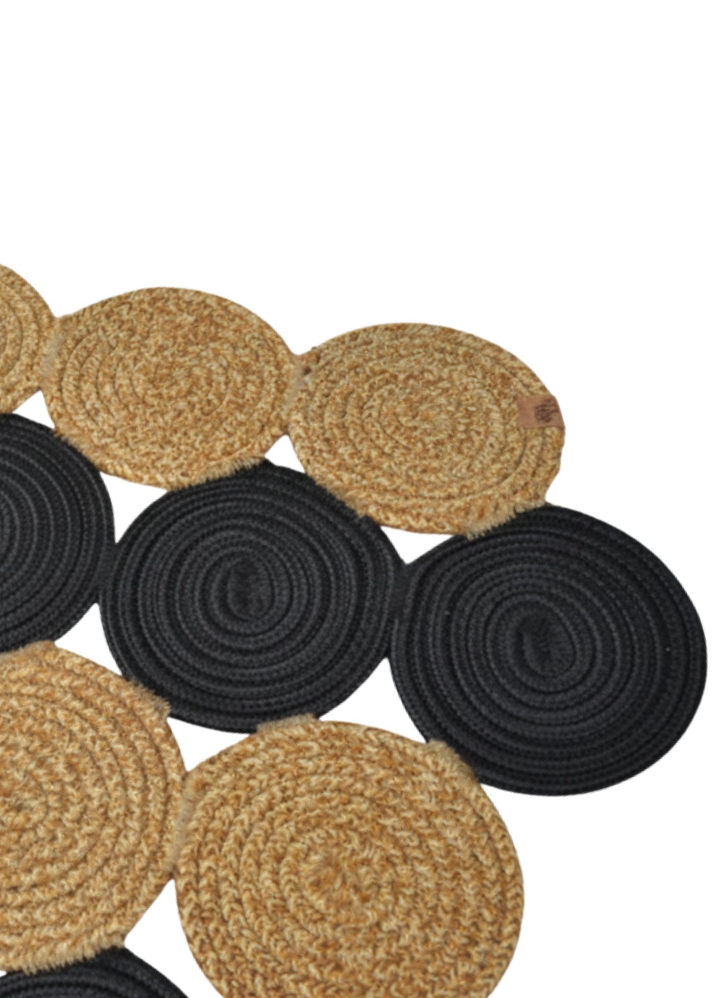 EcoWeave Jute Doormat Natural Boho Style Entrance Rug Bathroom Mat