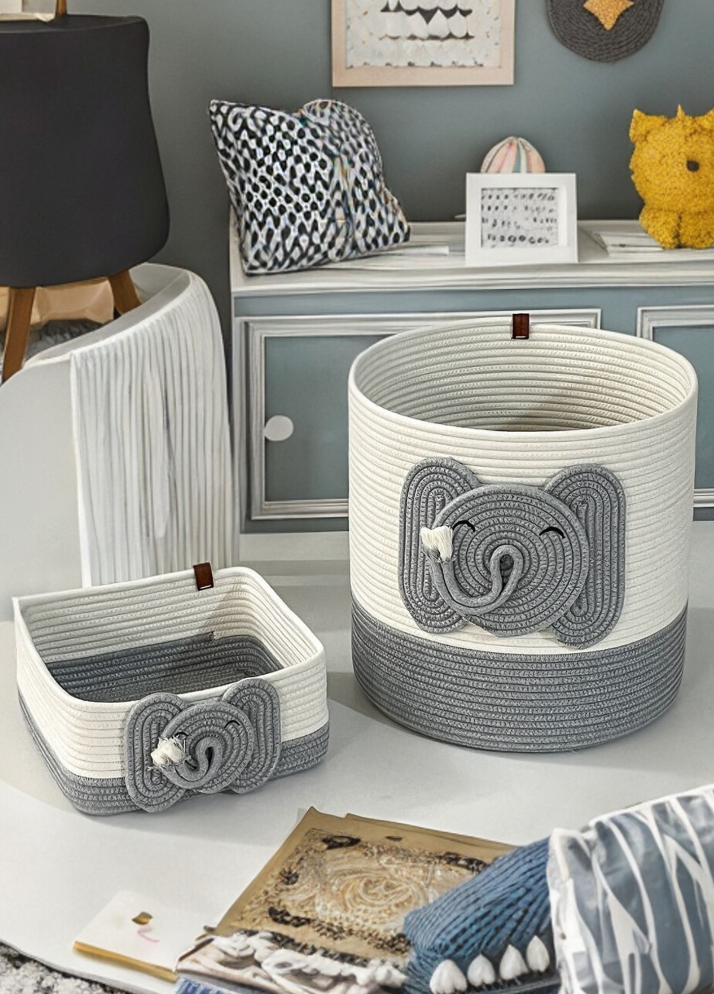 Konsept Çoçuk Odası Oyuncak Sepeti Seti