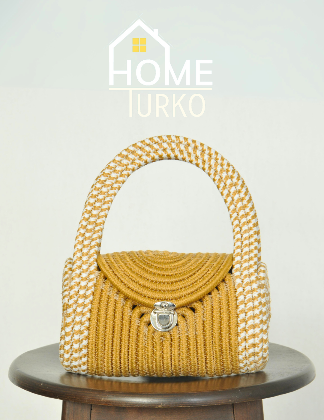 Mini Jute Wicker Clutch