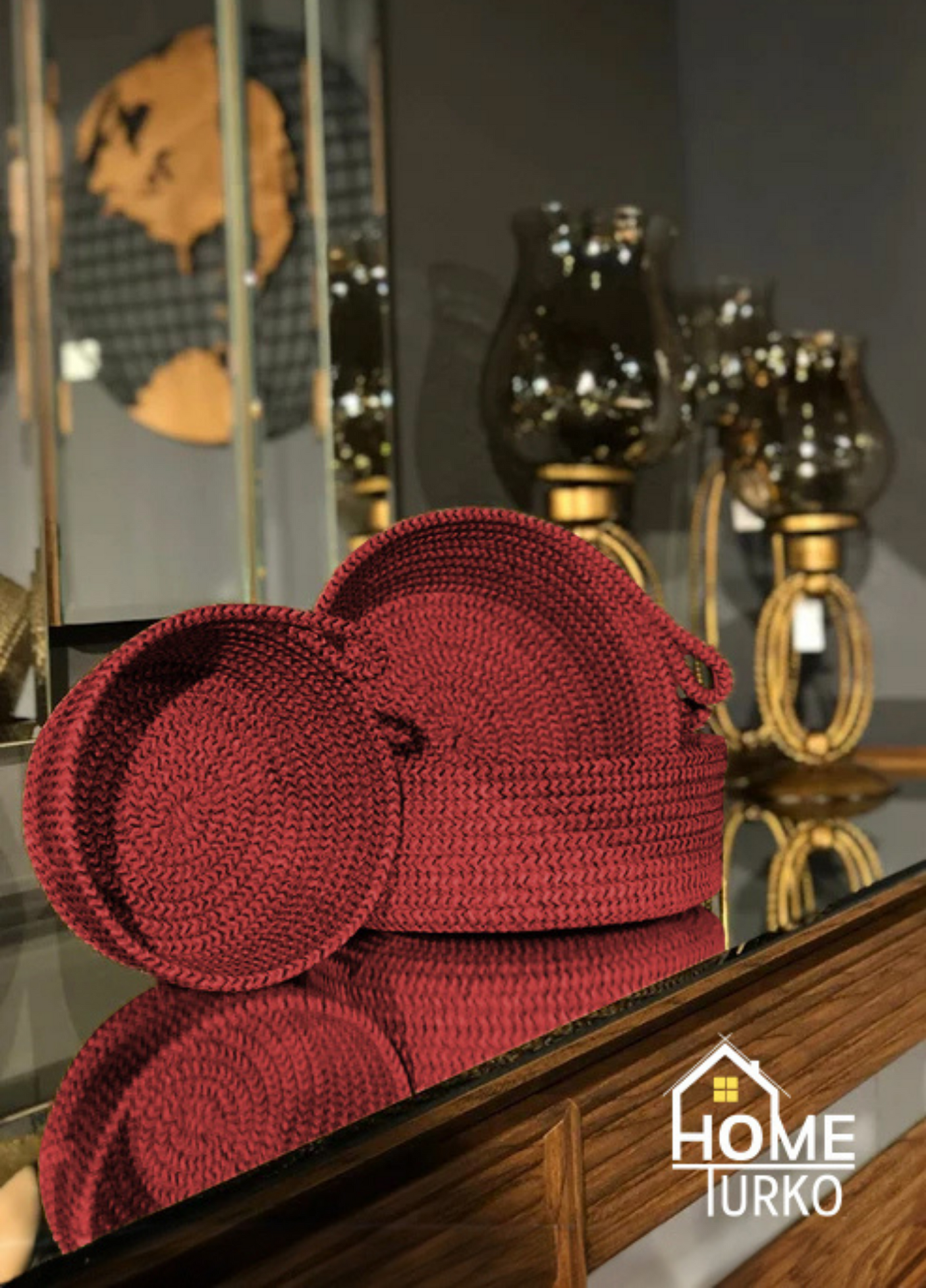 Triple Basket Set Organizer