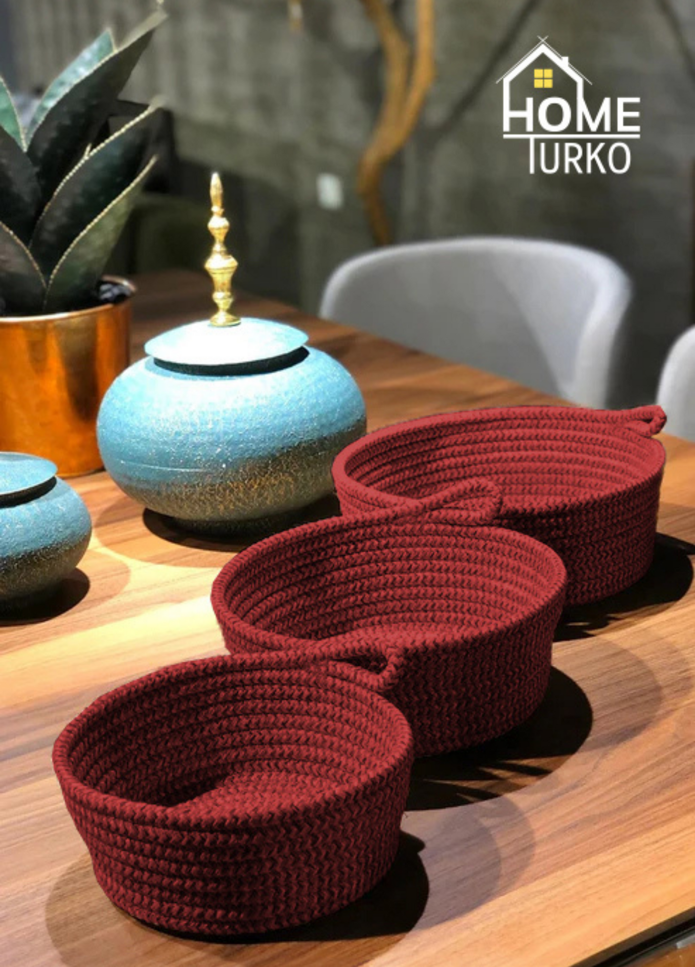 Triple Basket Set Organizer