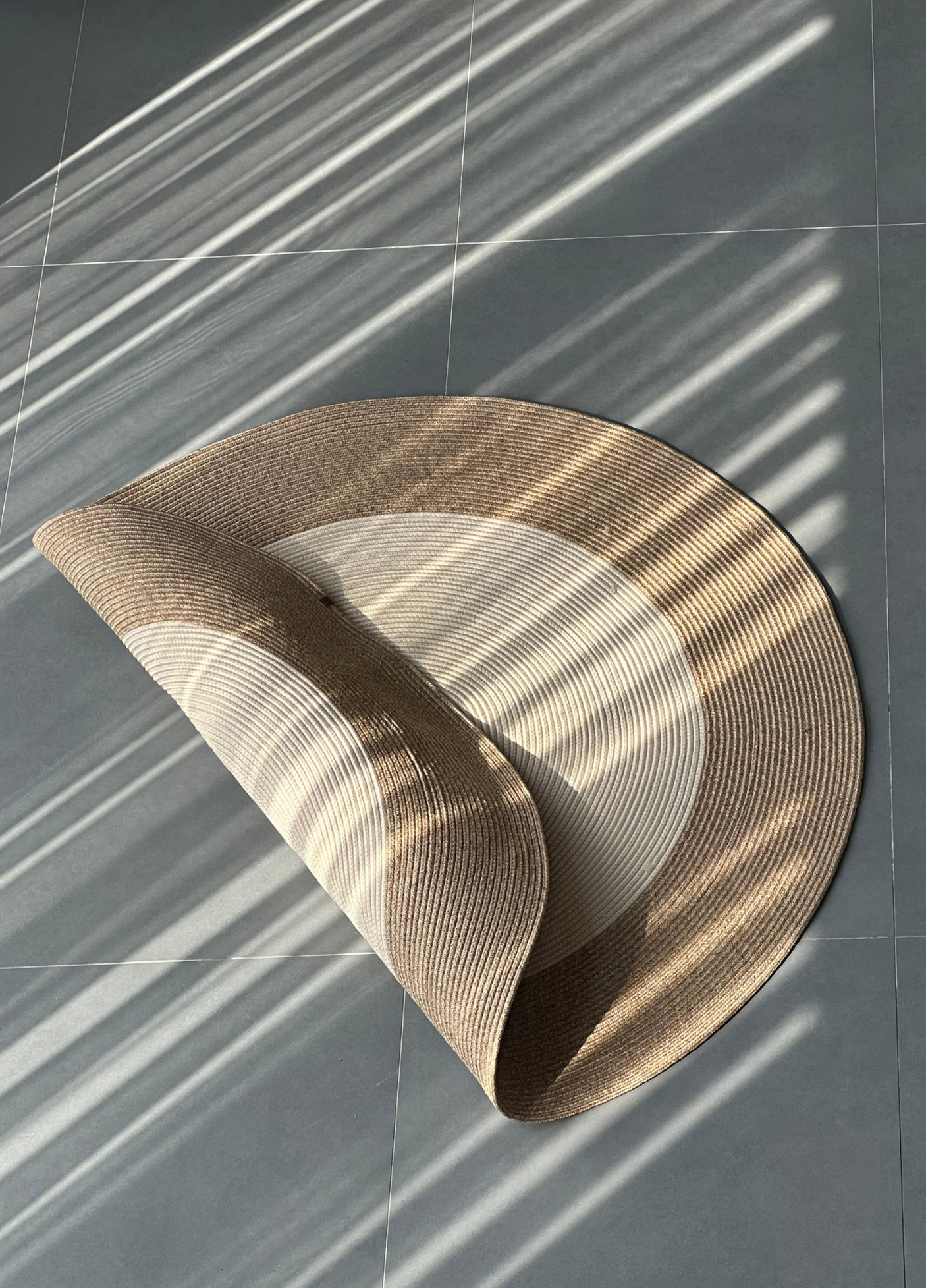 Jute Bohemian Carpet & Rug & Mat