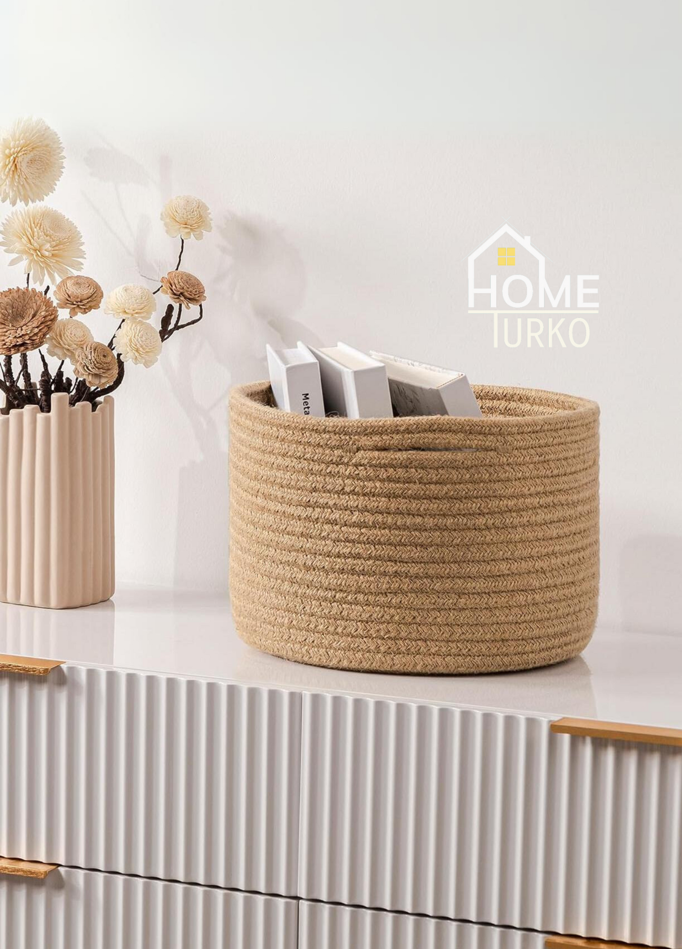 Jute Bohemian Flowerpot / Basket