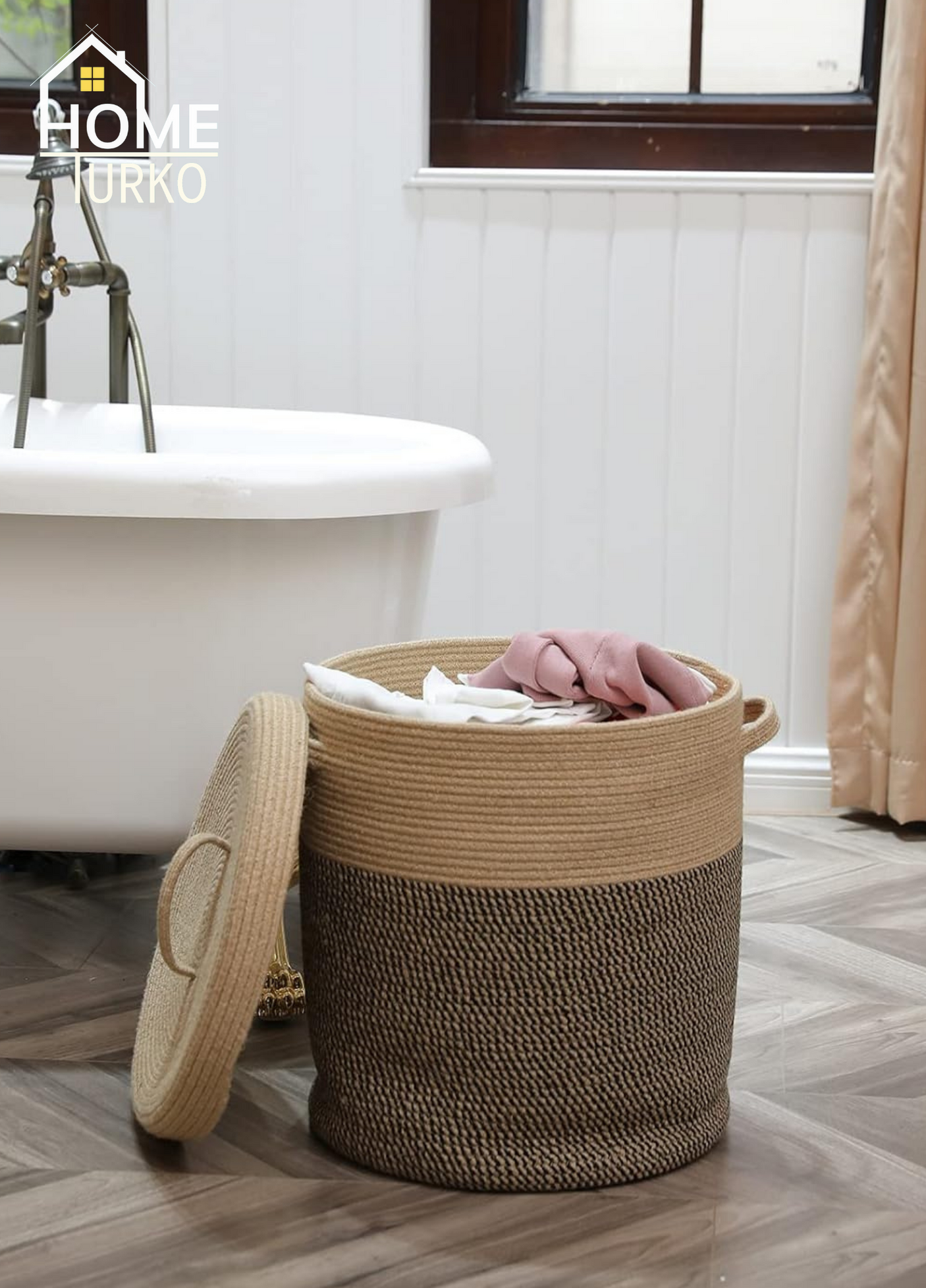 Laundry Basket Organizer Basket with Lid