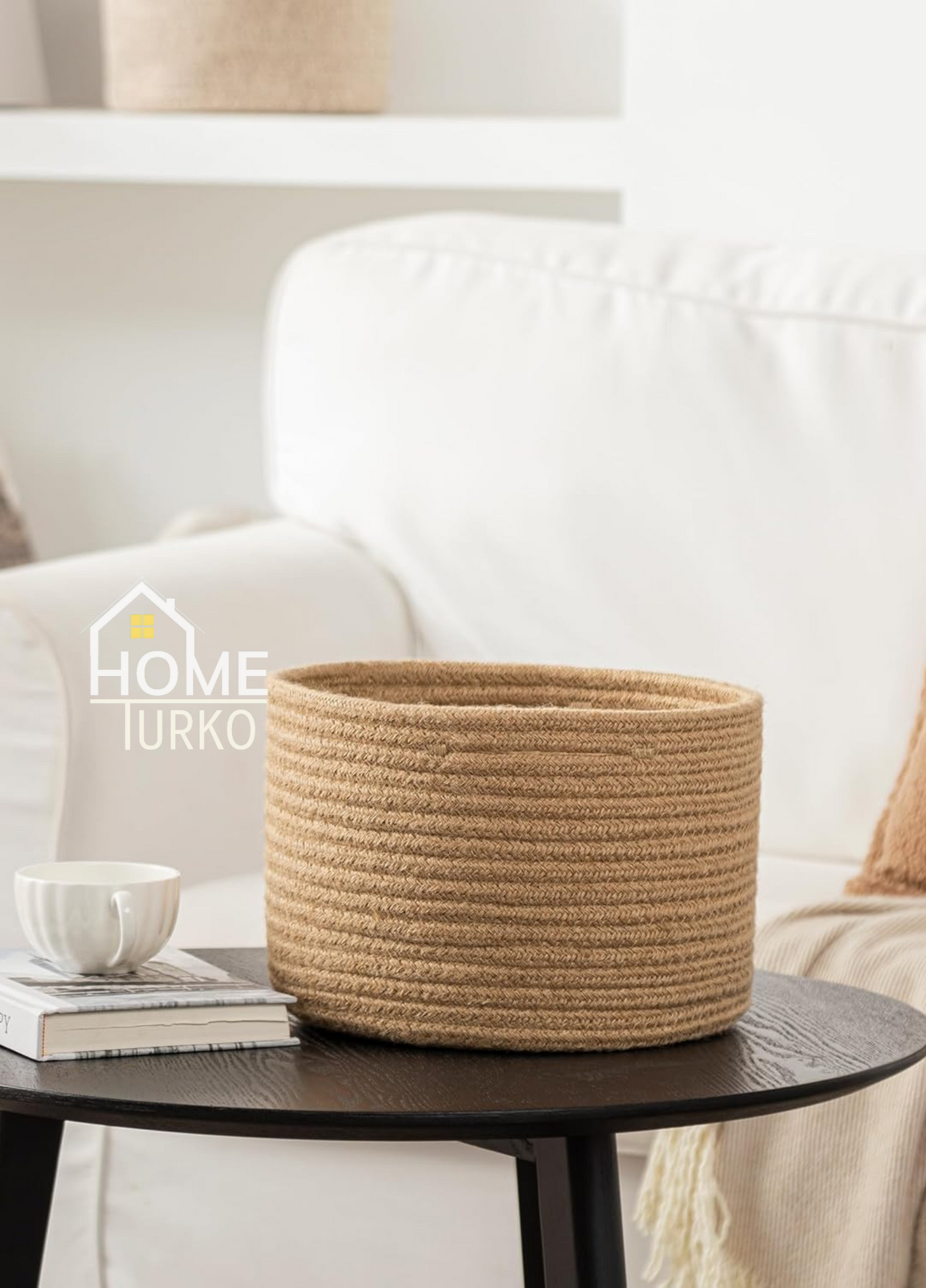 Jute Bohemian Flowerpot / Basket