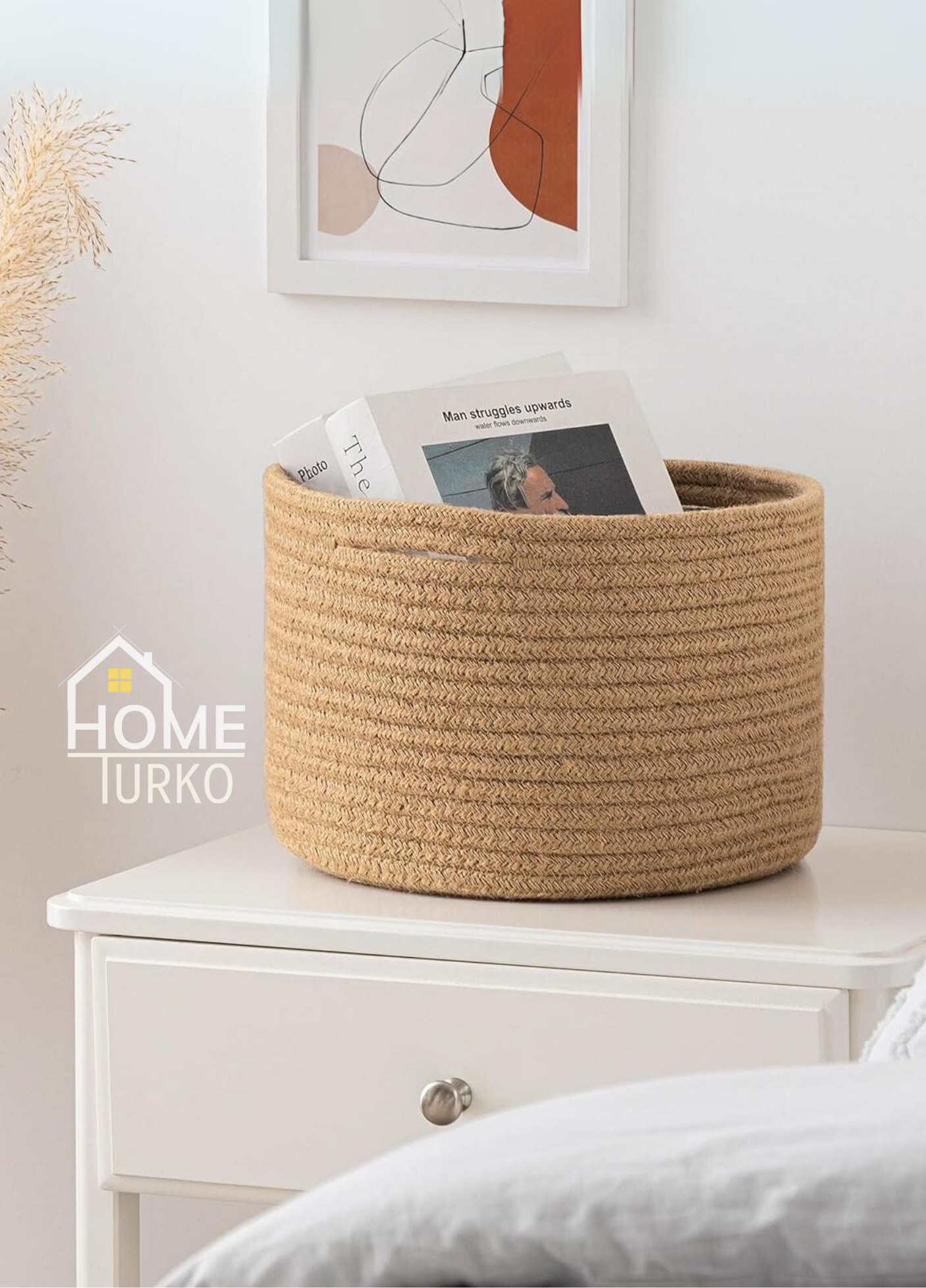 Jute Bohemian Flowerpot / Basket