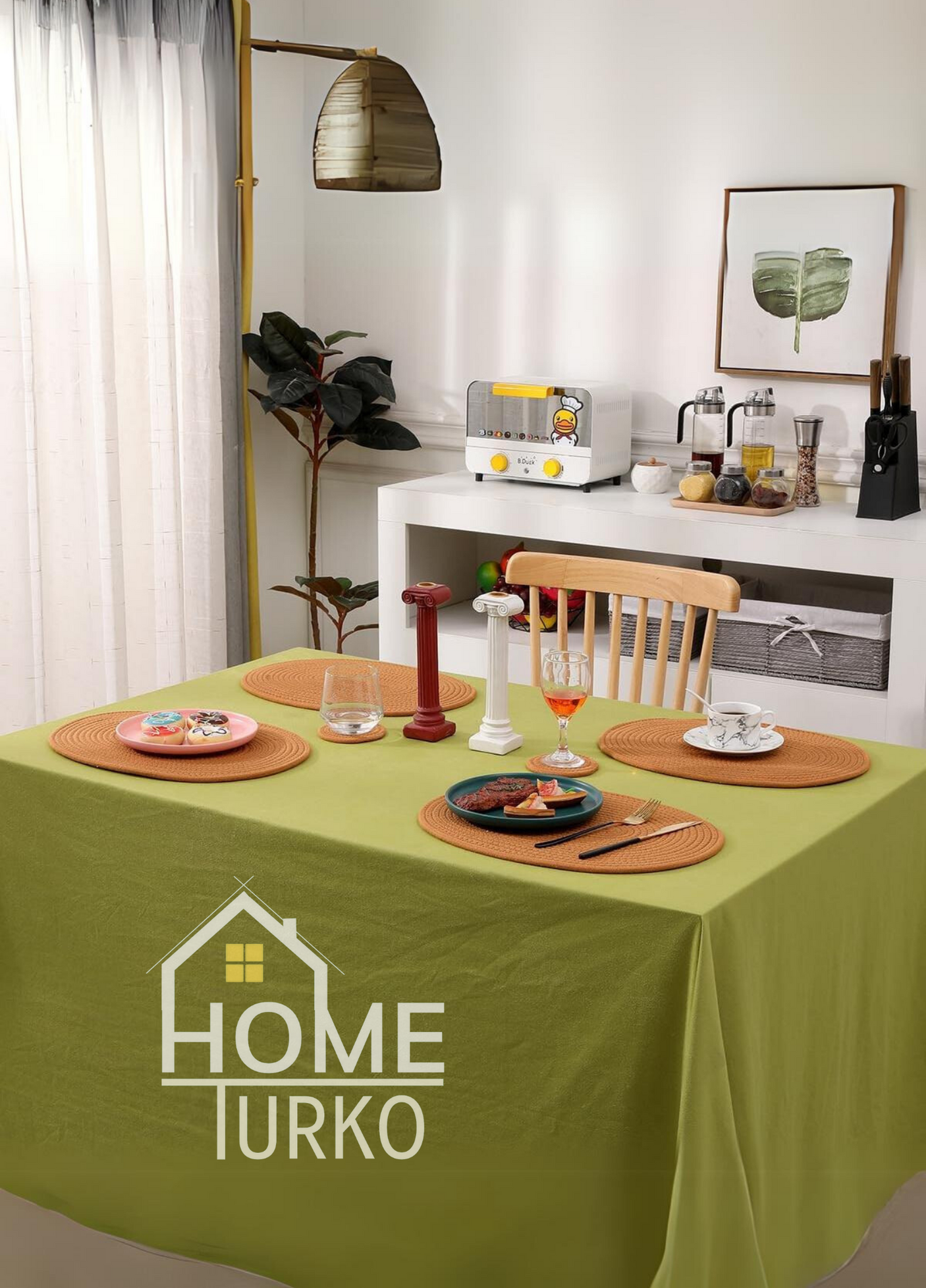 Jute Subpla Plate Coaster Set