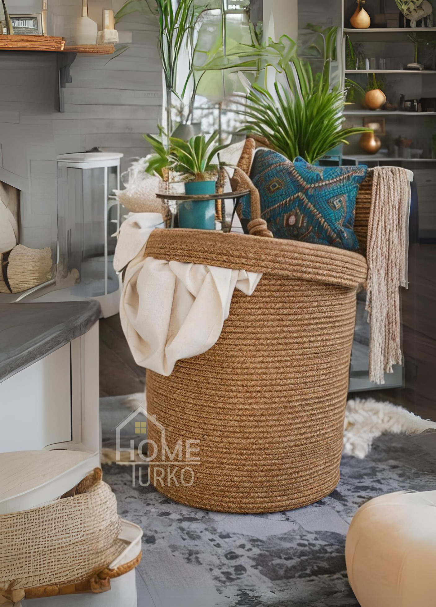 Laundry Basket Organizer Basket with Lid