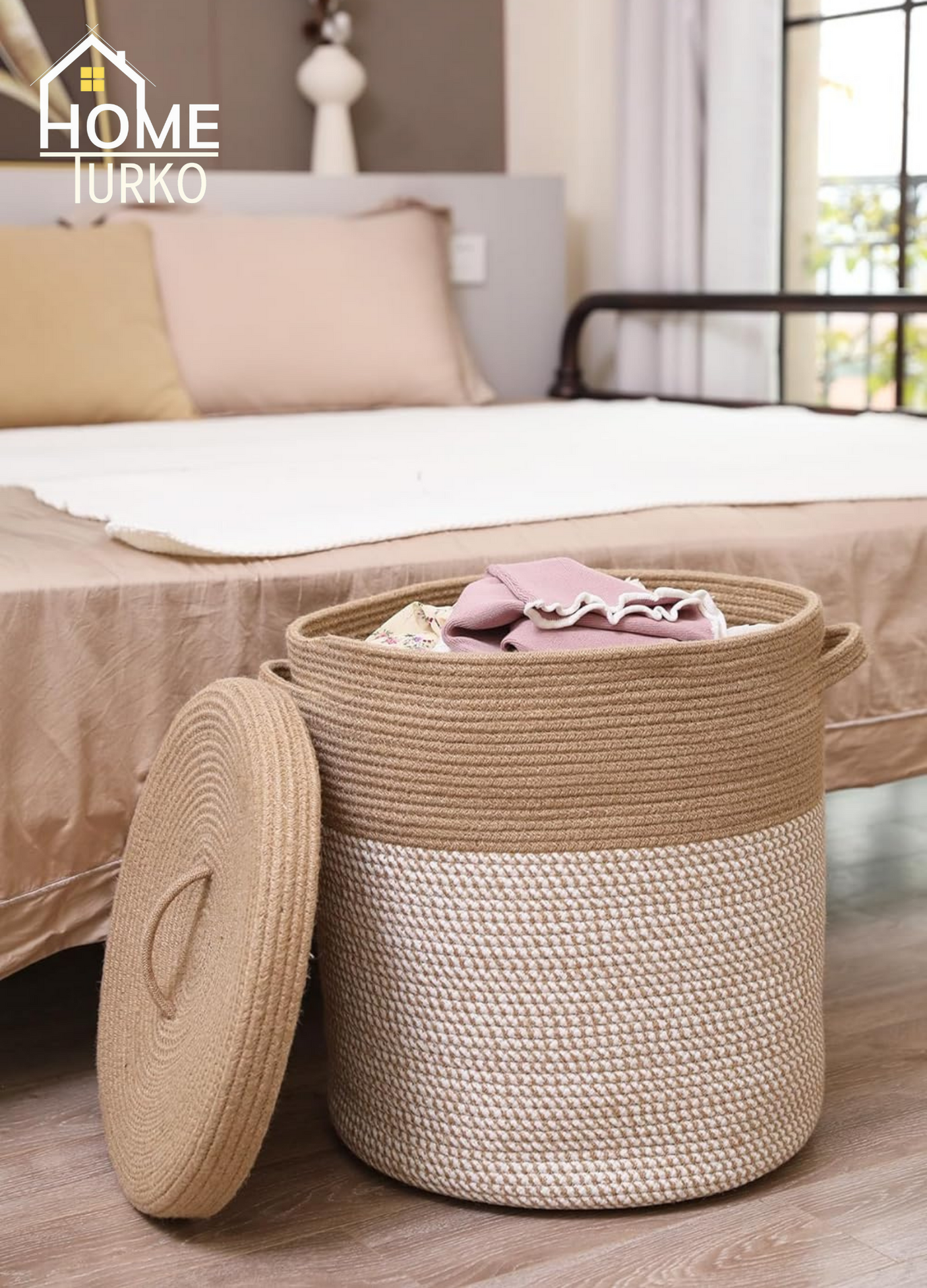 Laundry Basket Organizer Basket with Lid