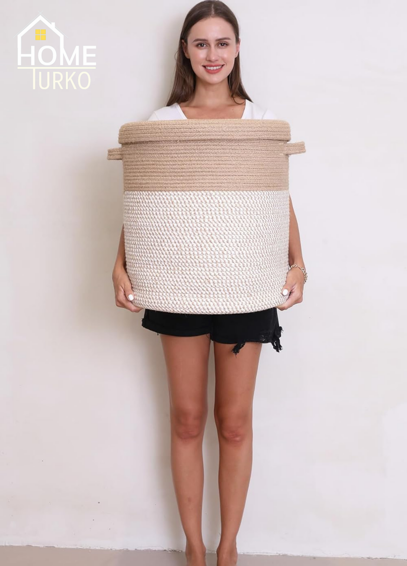 Laundry Basket Organizer Basket with Lid