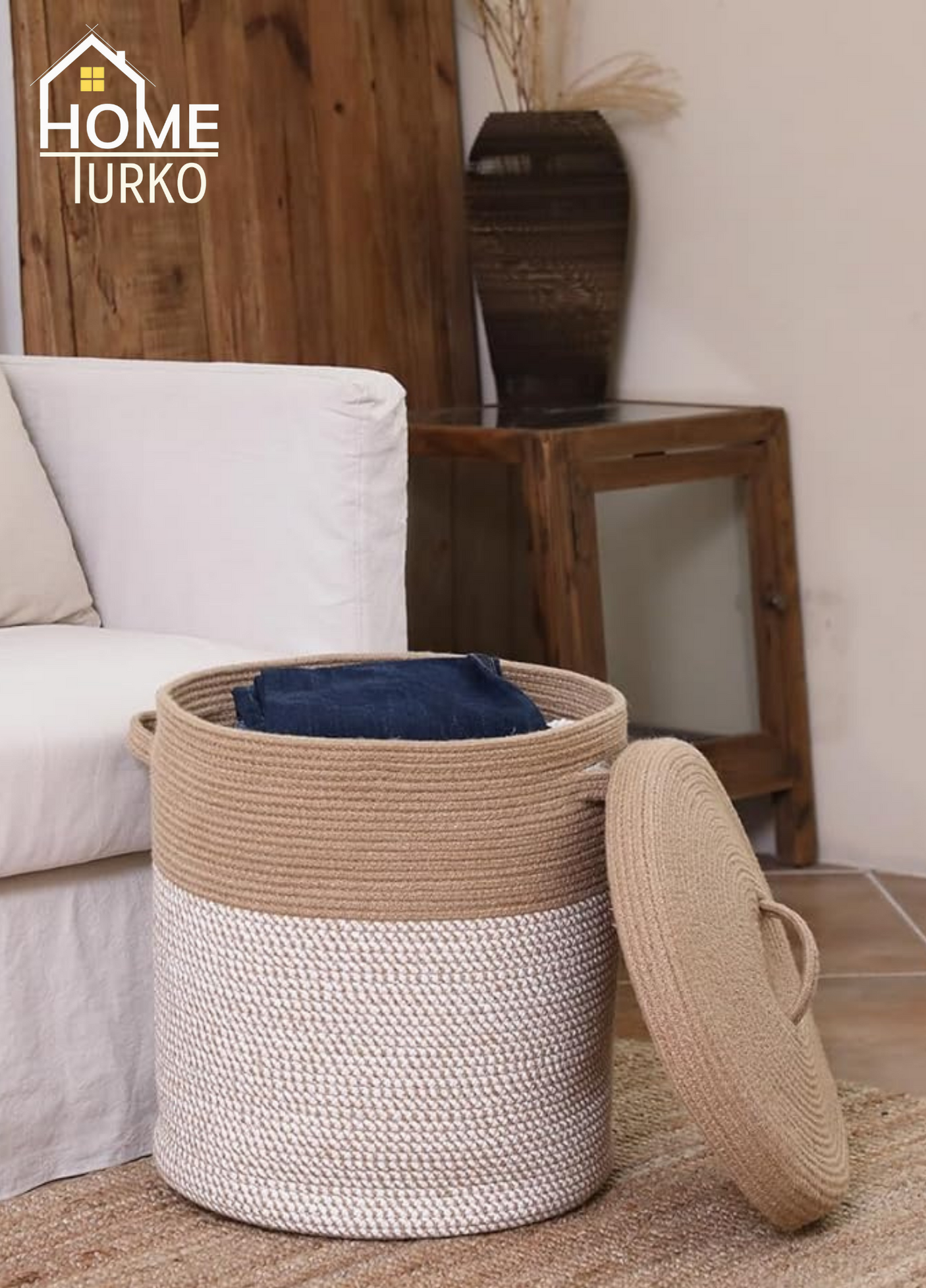 Laundry Basket Organizer Basket with Lid