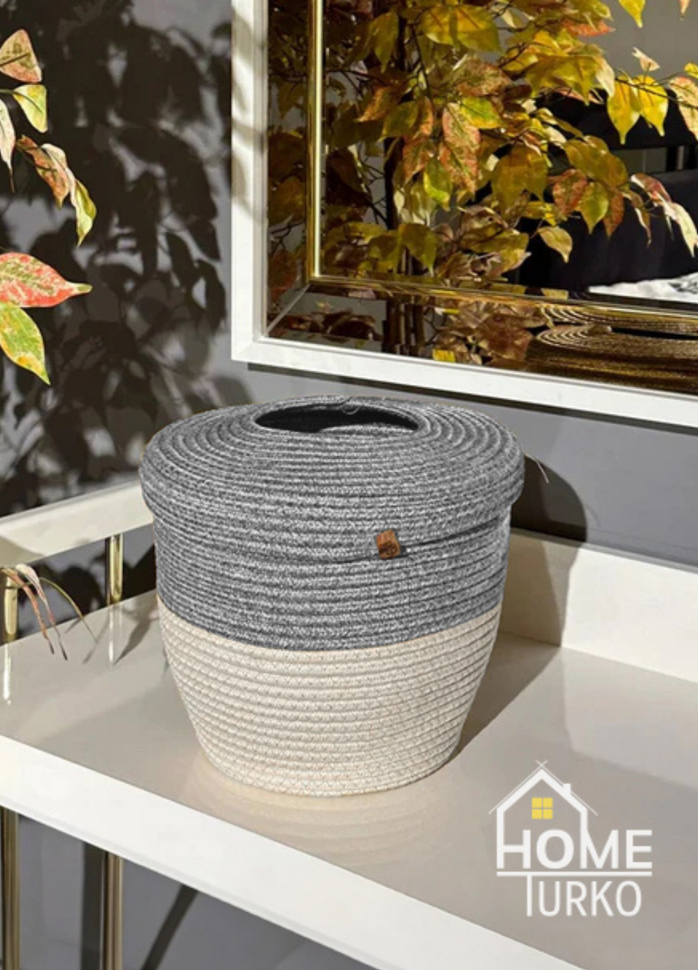 Bohem Çöp Sepeti Düzenleyici Sepet