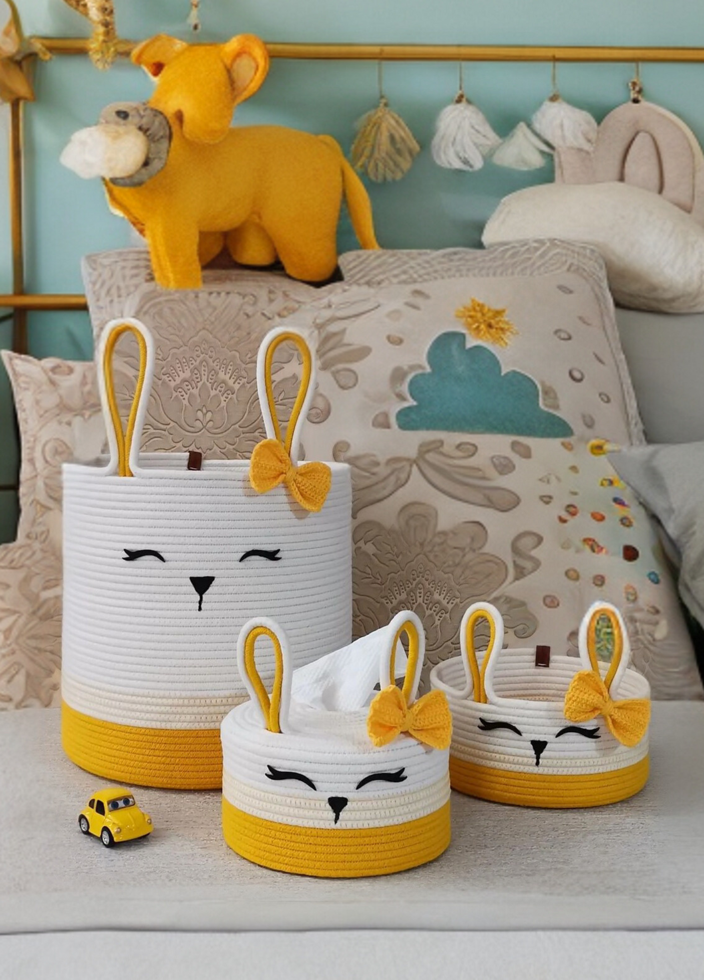 Konsept Çoçuk Odası Oyuncak Sepeti Seti
