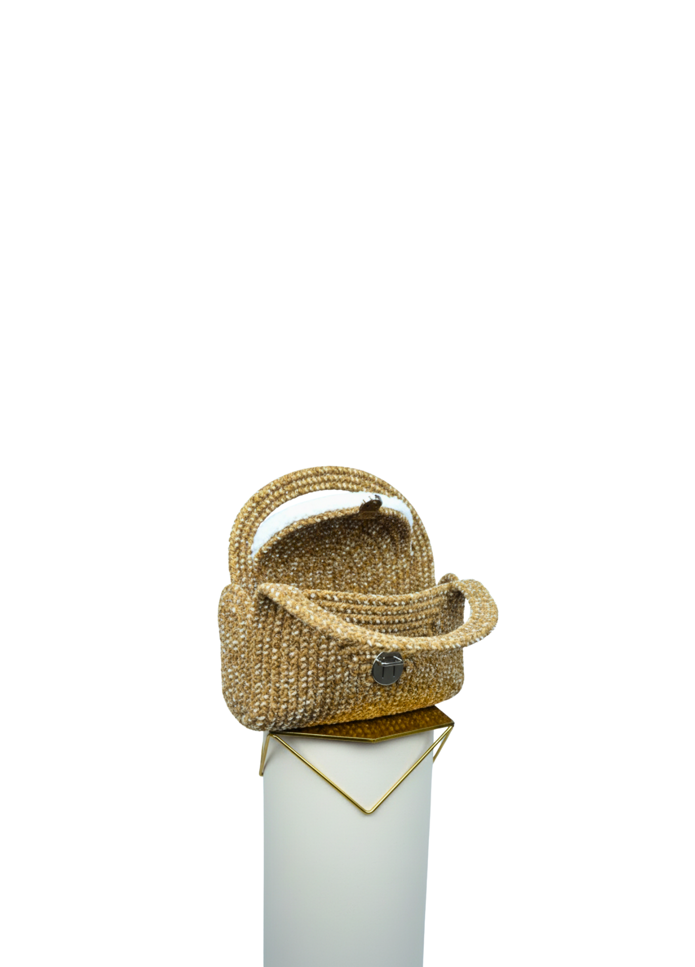 Elegant Handbag and Clutch Bag with Jute Hand Embroidery Details