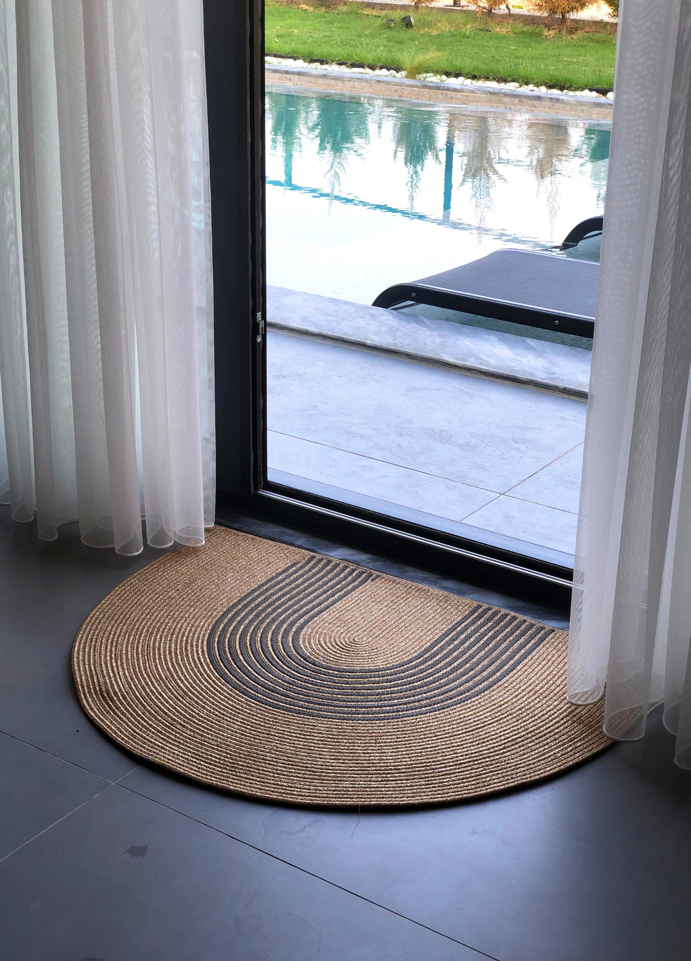 Bohemian Wicker Color Doormat