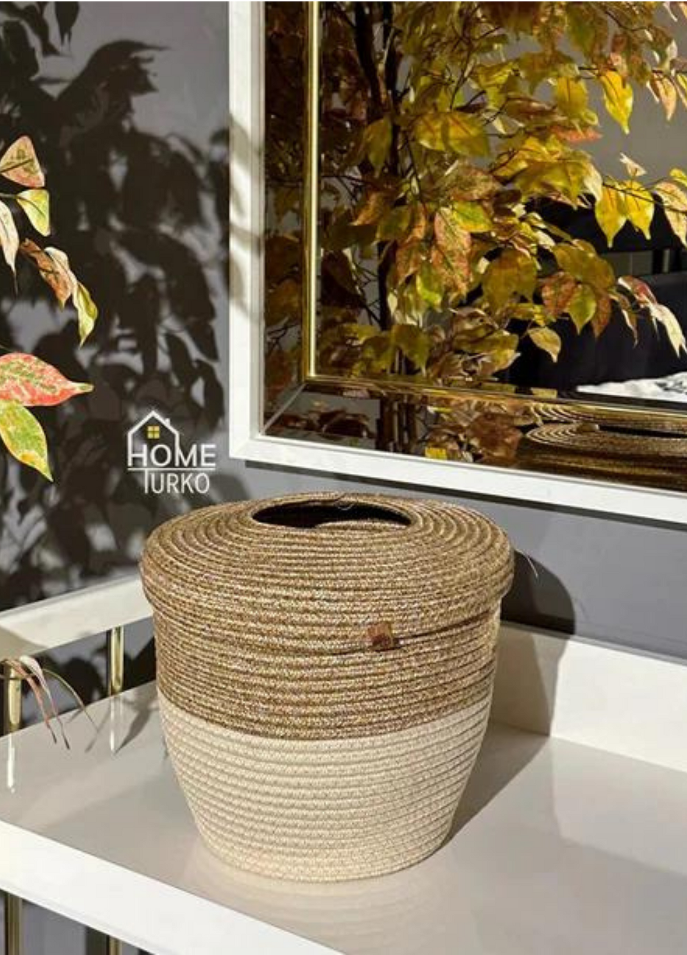 Bohem Çöp Sepeti Düzenleyici Sepet