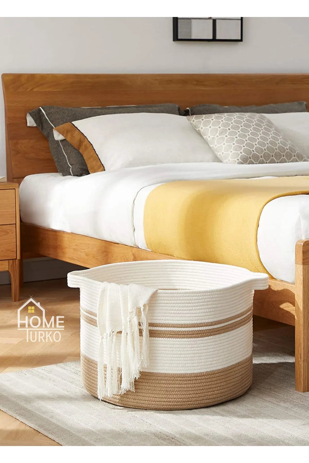 Bohem Çamaşır Sepeti 40x30cm