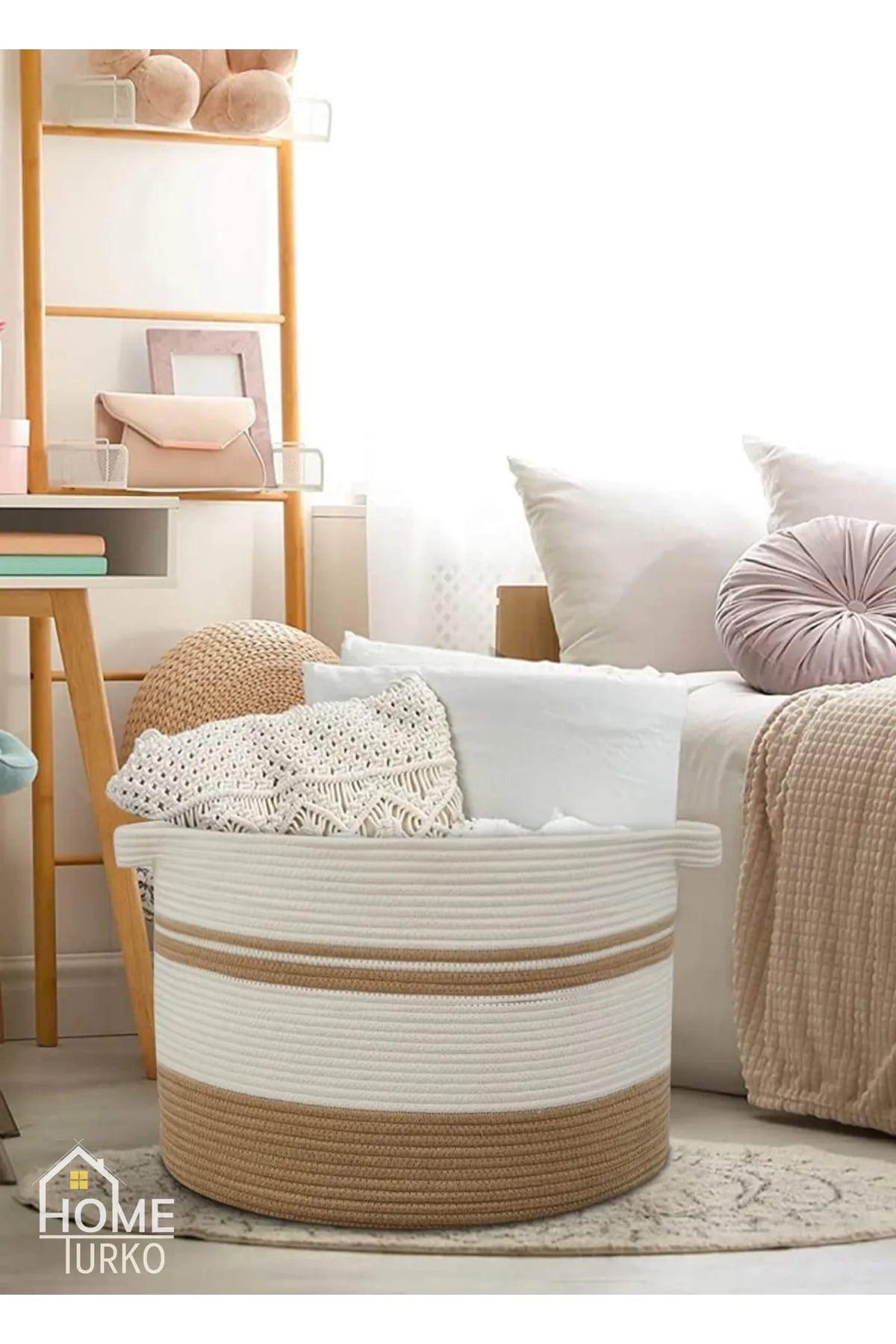 Bohem Çamaşır Sepeti 40x30cm