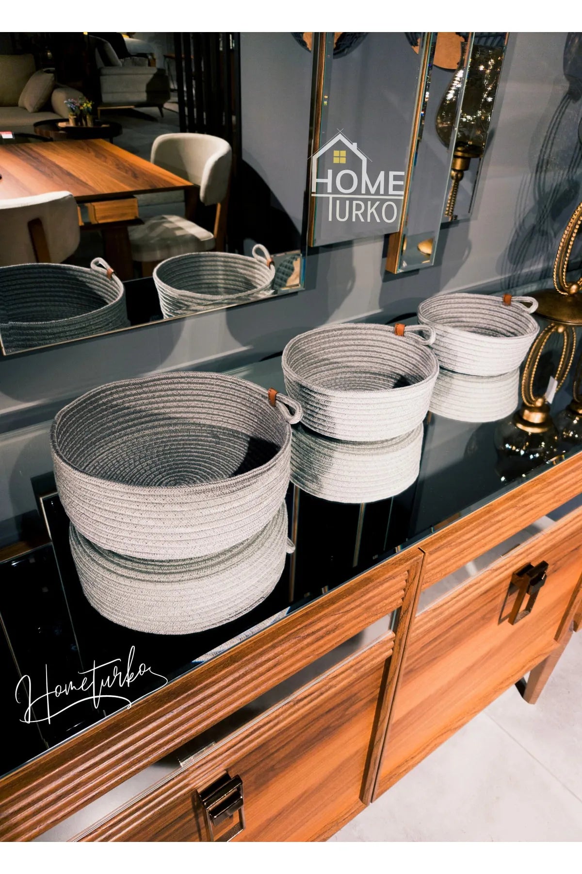 Triple Basket Set Organizer