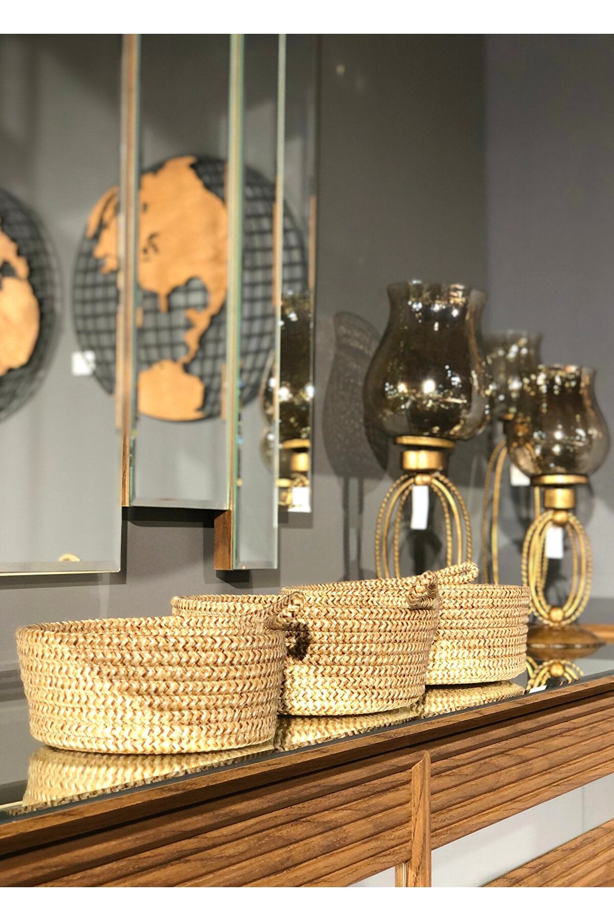 Triple Basket Set Organizer