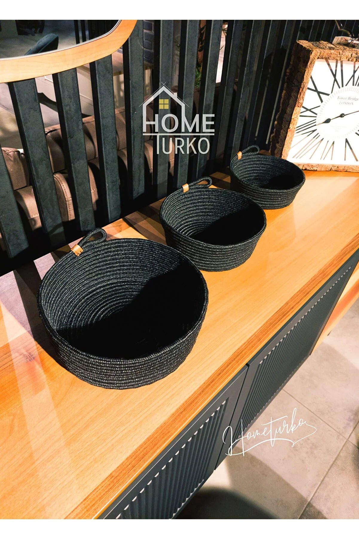 Triple Basket Set Organizer