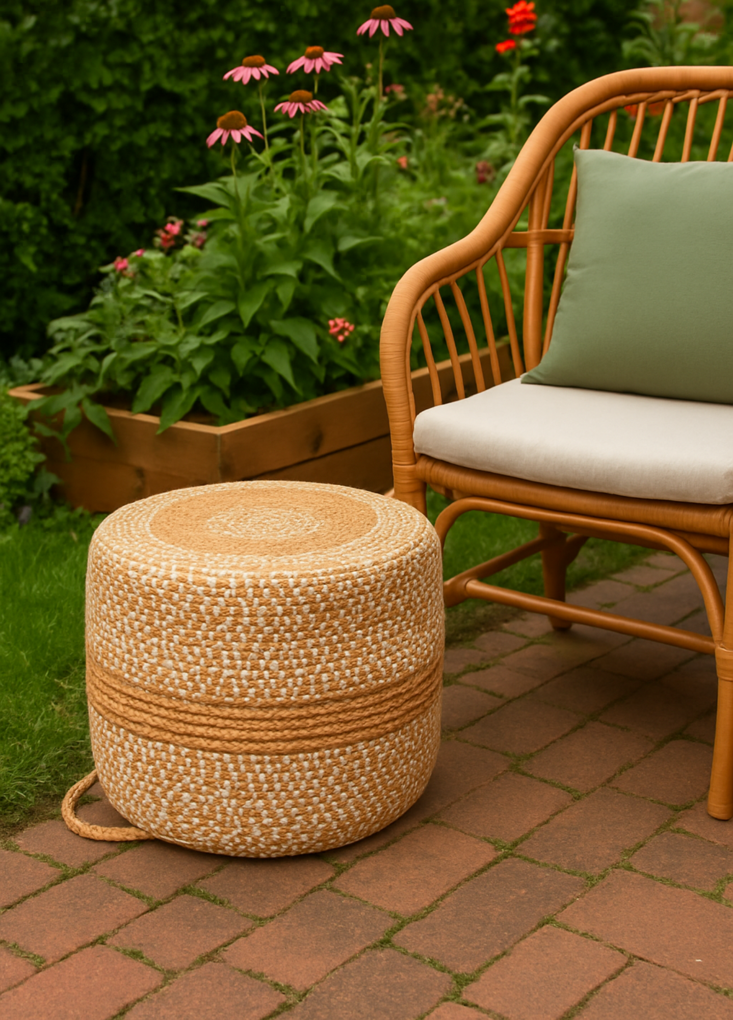 Boho Terra Moderin Jüt Puf