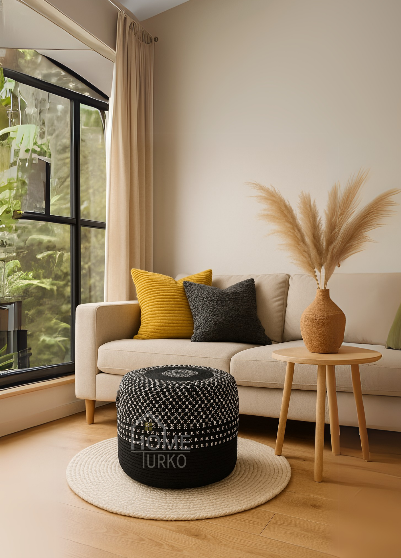 Boho Terra Moderin Jüt Puf