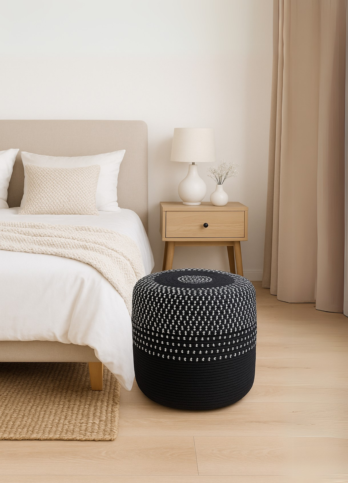 Boho Terra Moderin Jüt Puf