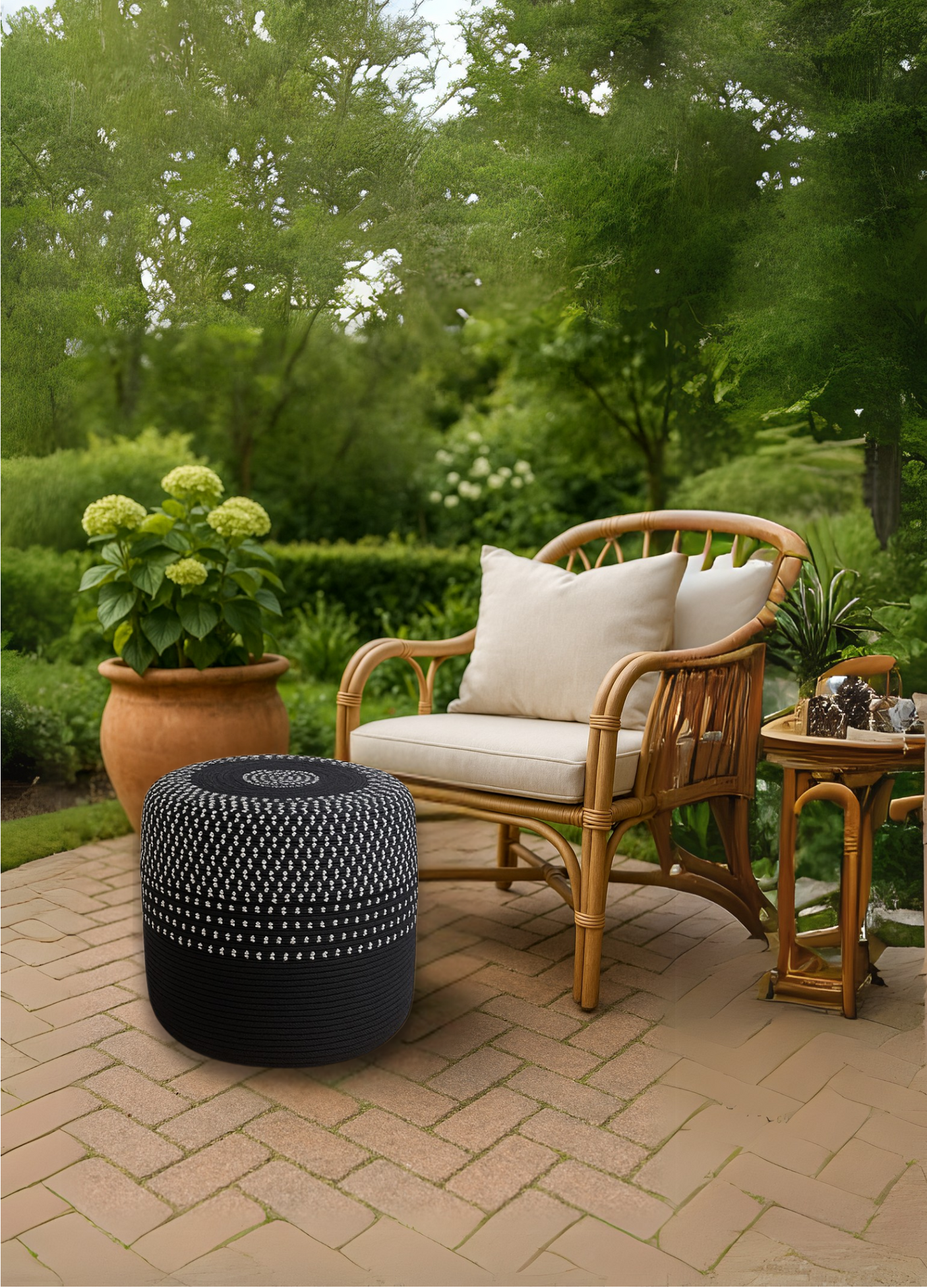 Boho Terra Moderin Jüt Puf