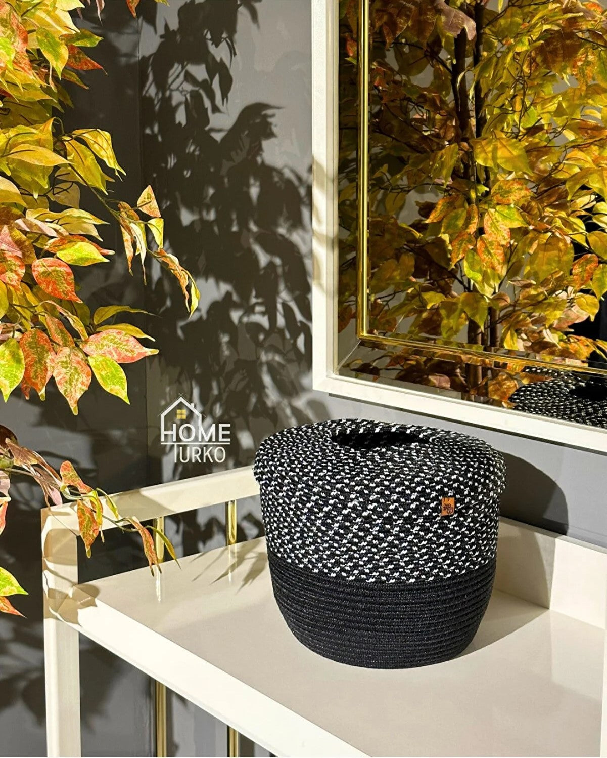 Bohem Çöp Sepeti Düzenleyici Sepet