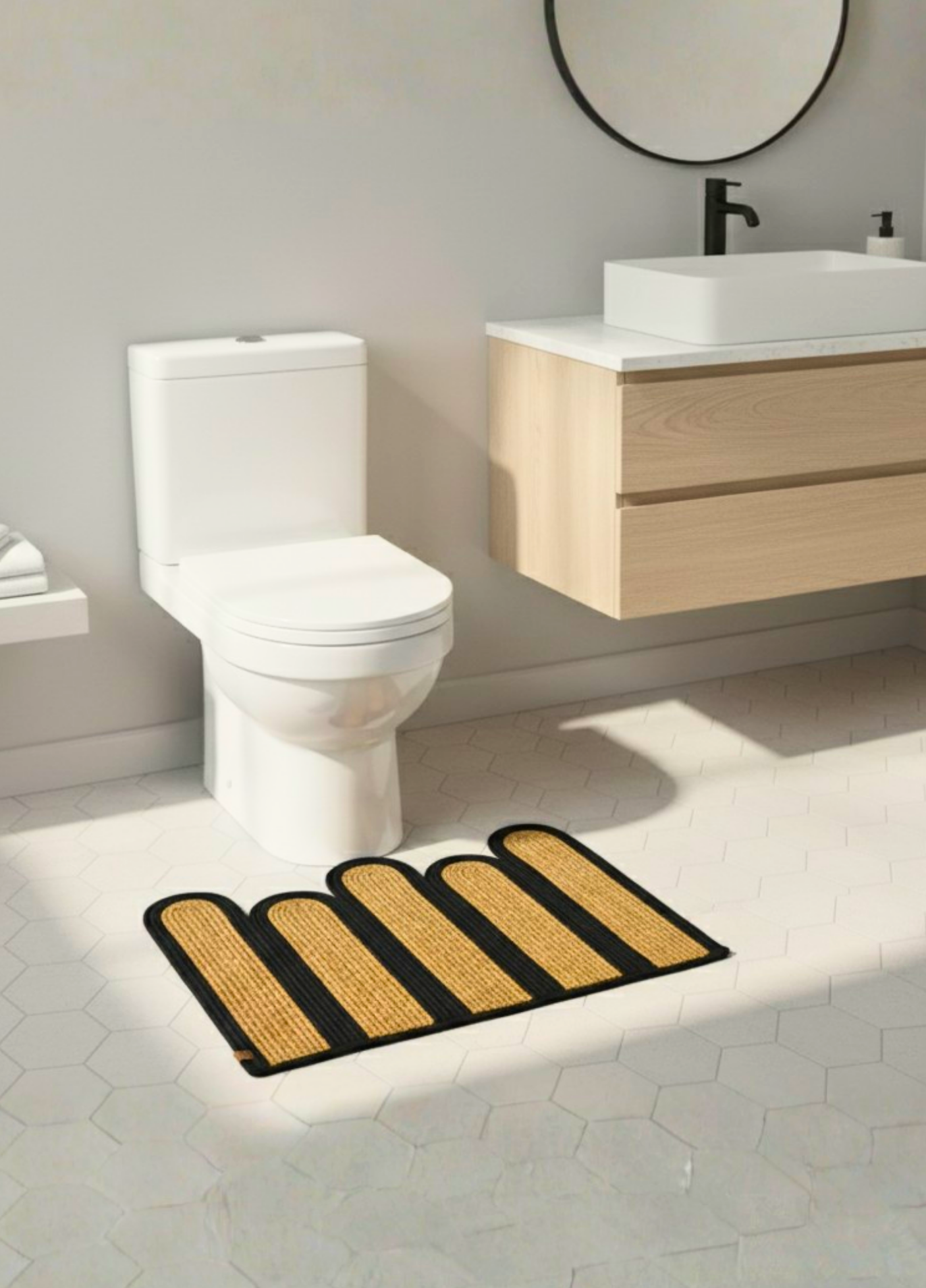 Pure Weave - Natural Textures Doormat, Bathroom Kitchen Mat