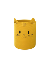 Sevimli Kedi Desenli Çocuk Odası Sepeti