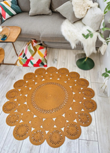 Fituristik Jüt Desenli Boho Kilim
